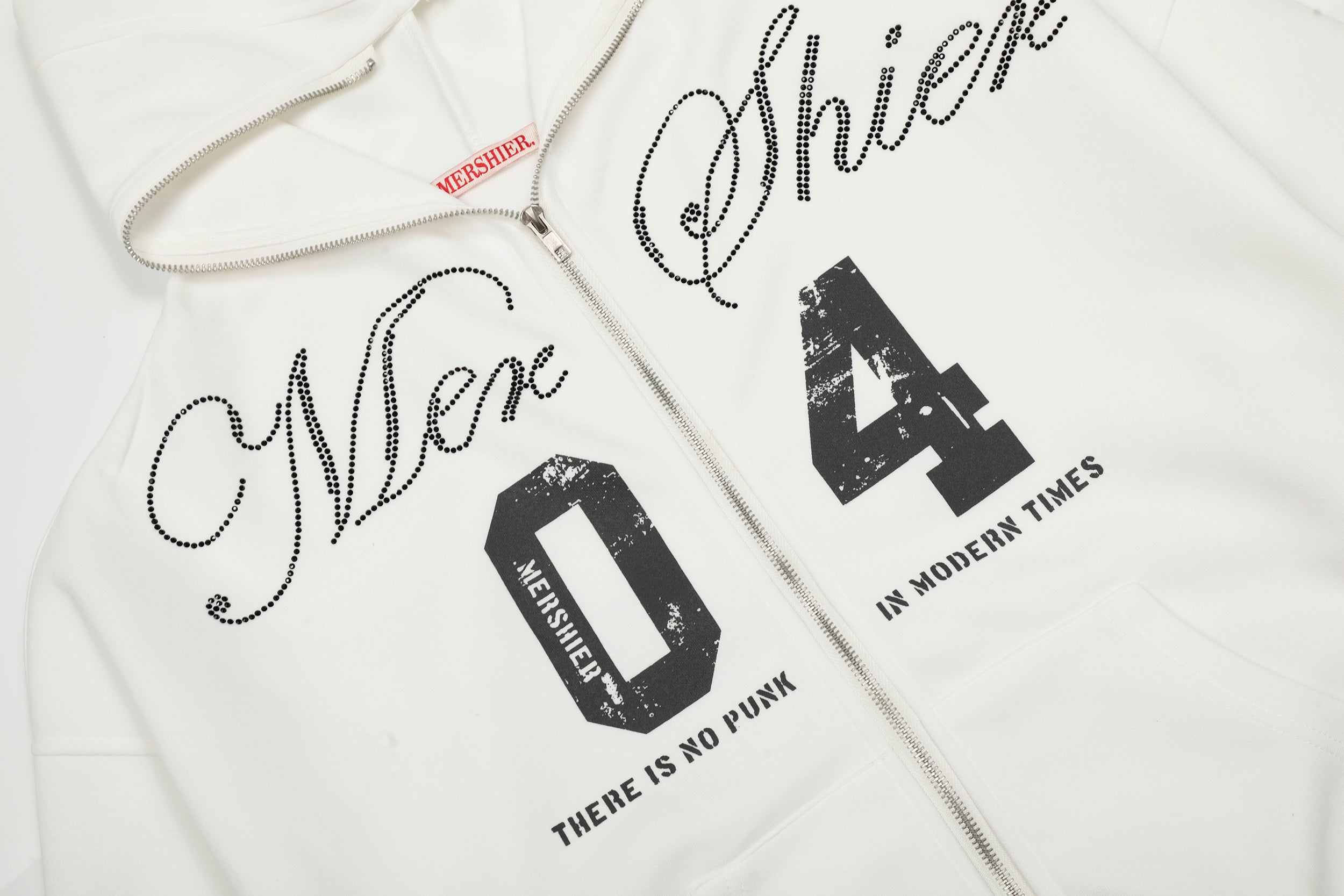 Omirad Punk-Script Zip Hoodie