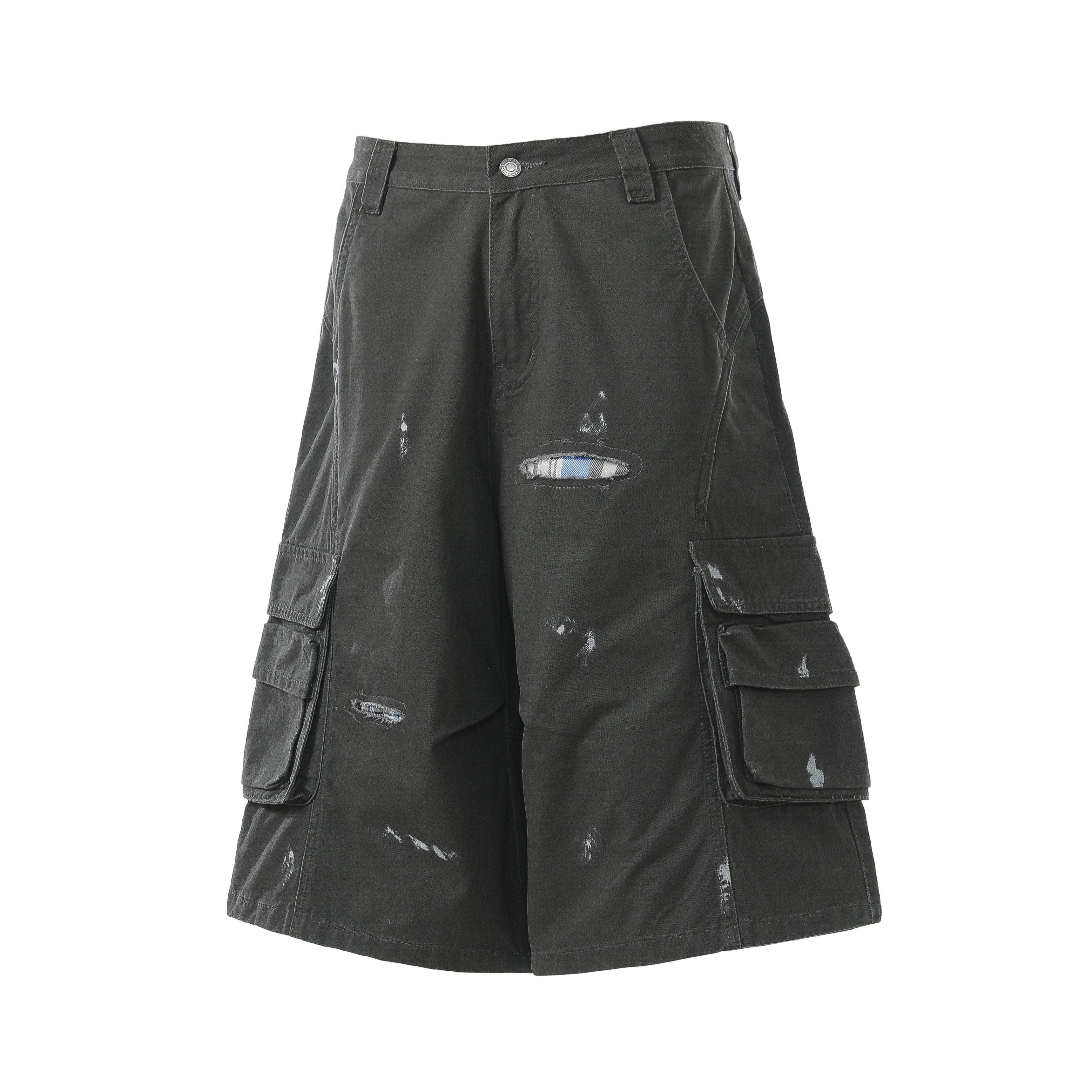 Omirad “Distressed Utility Cargo Shorts”