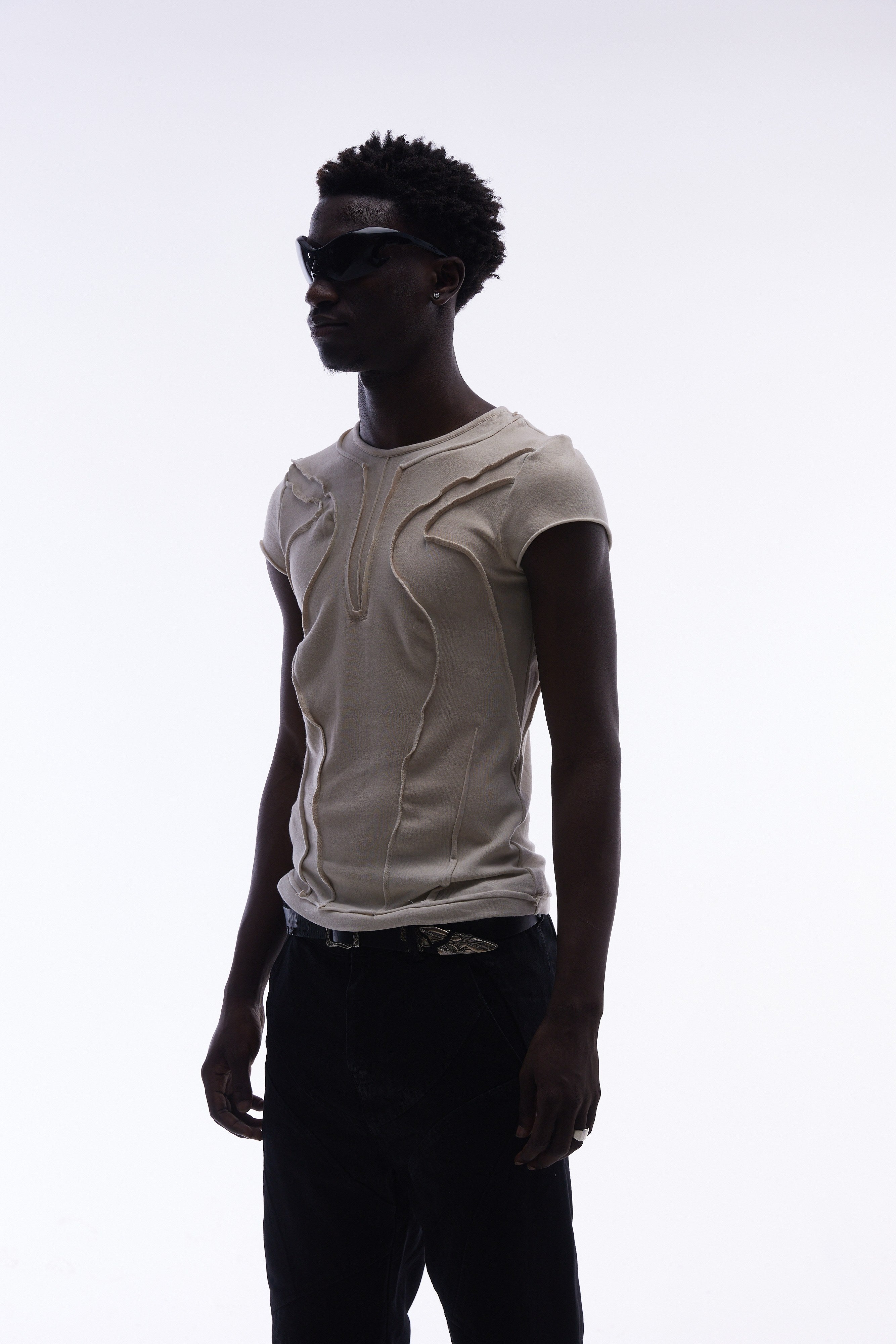 Omirad Raw Seam Washed Sleeveless Tee