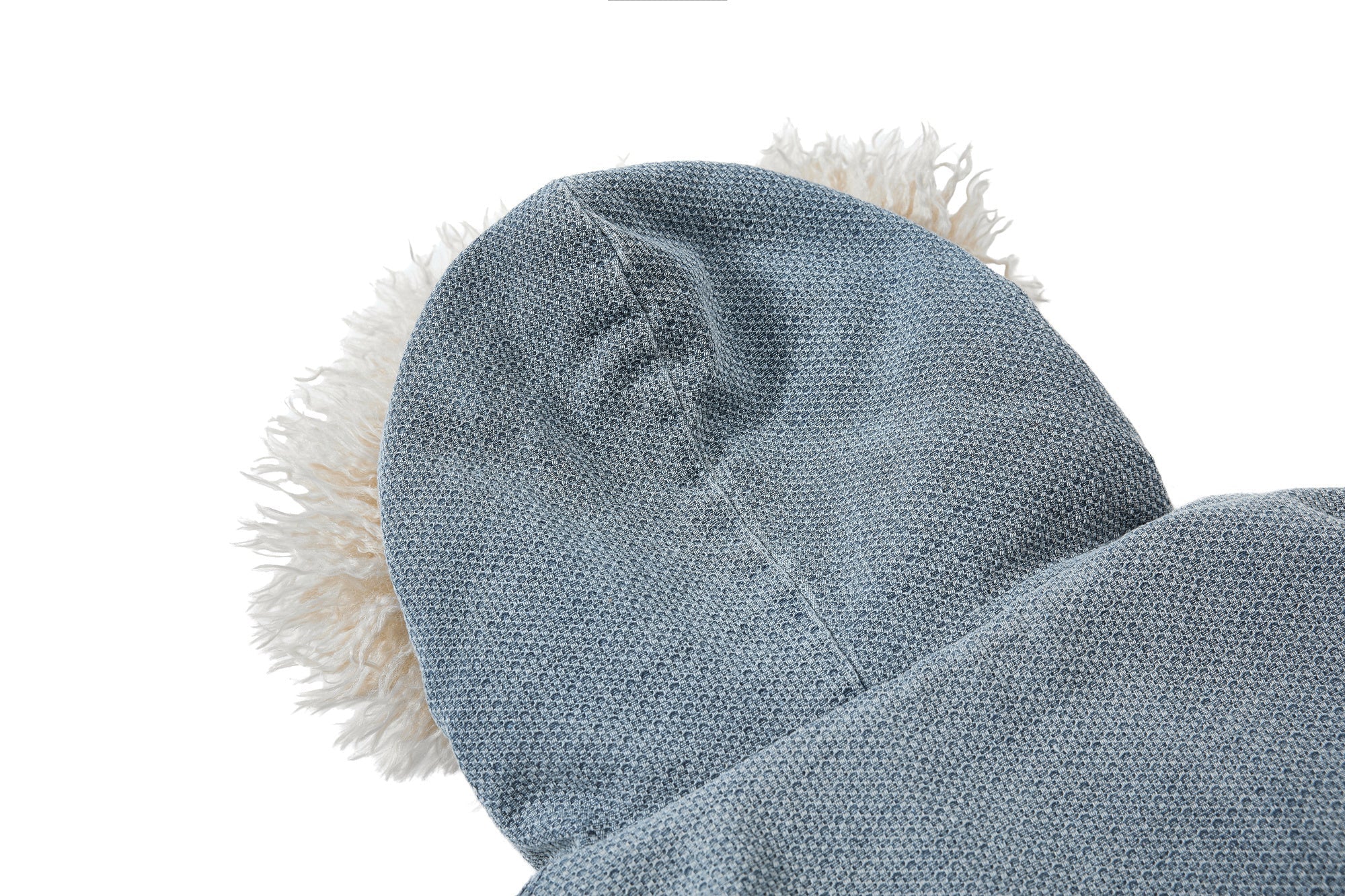 Omirad Fur-Trim Washed Hooded Jacket