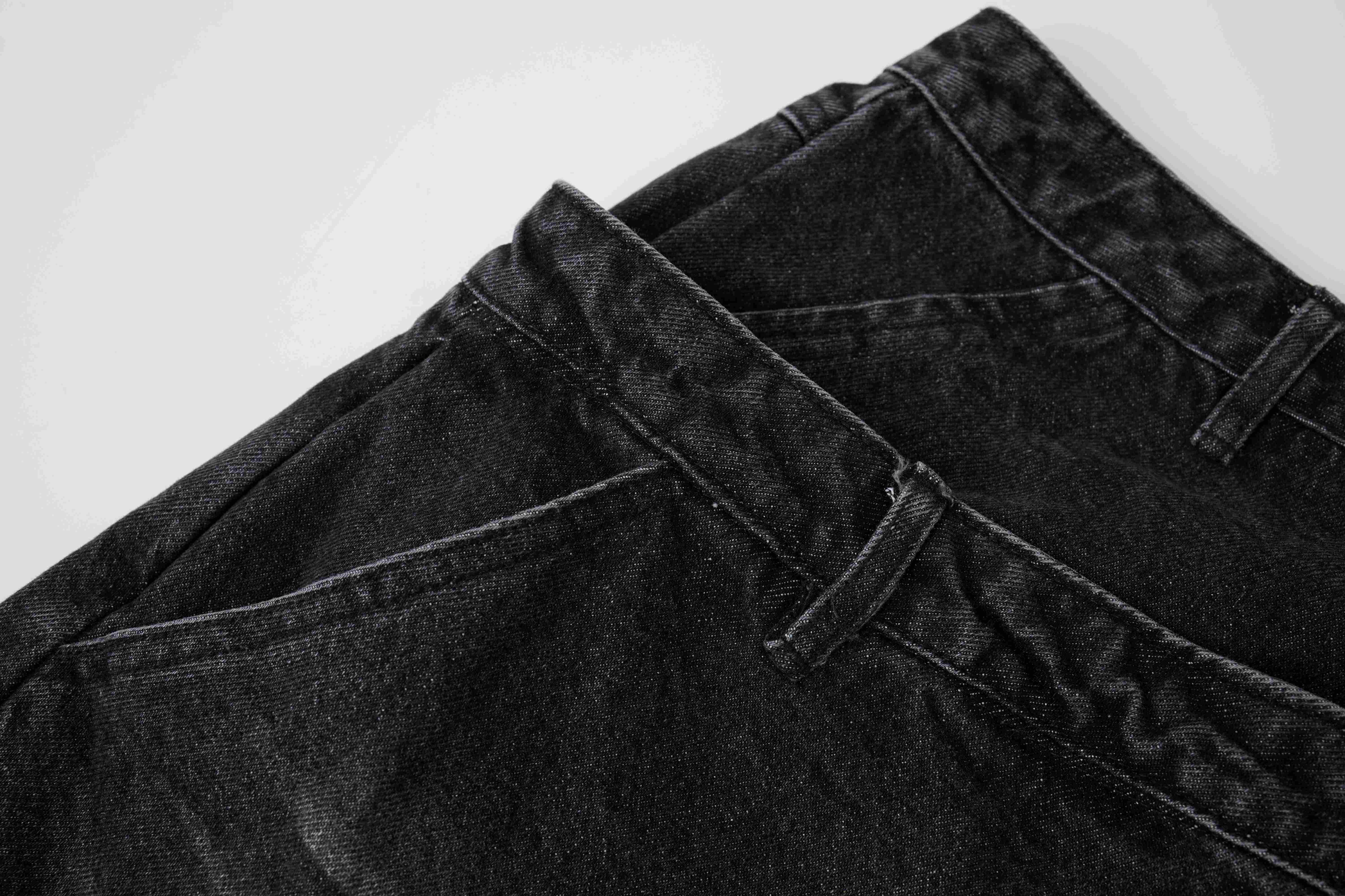 Omirad Distressed Layered Waist Denim Shorts