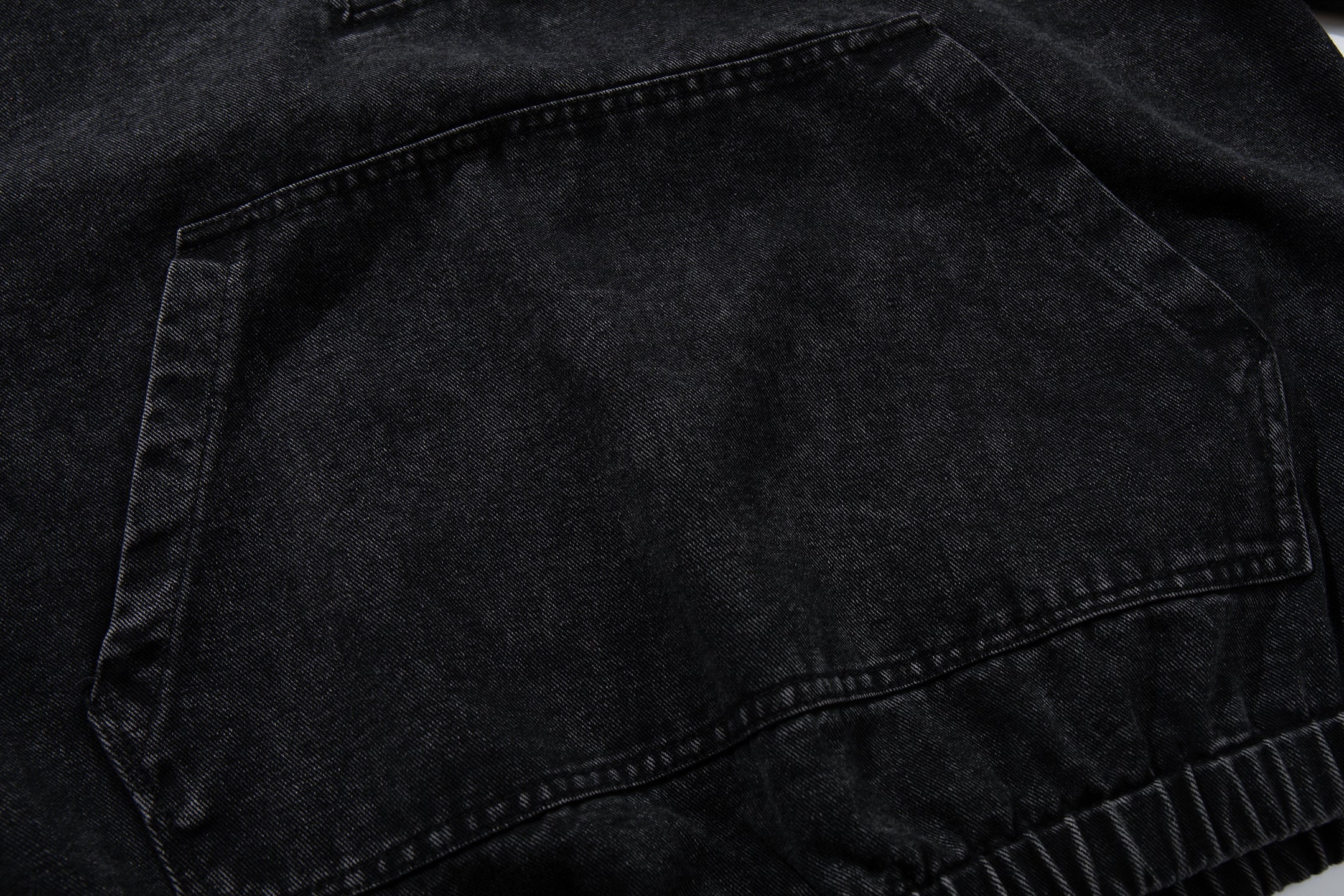 Omirad Toggle-Front Washed Denim Hoodie