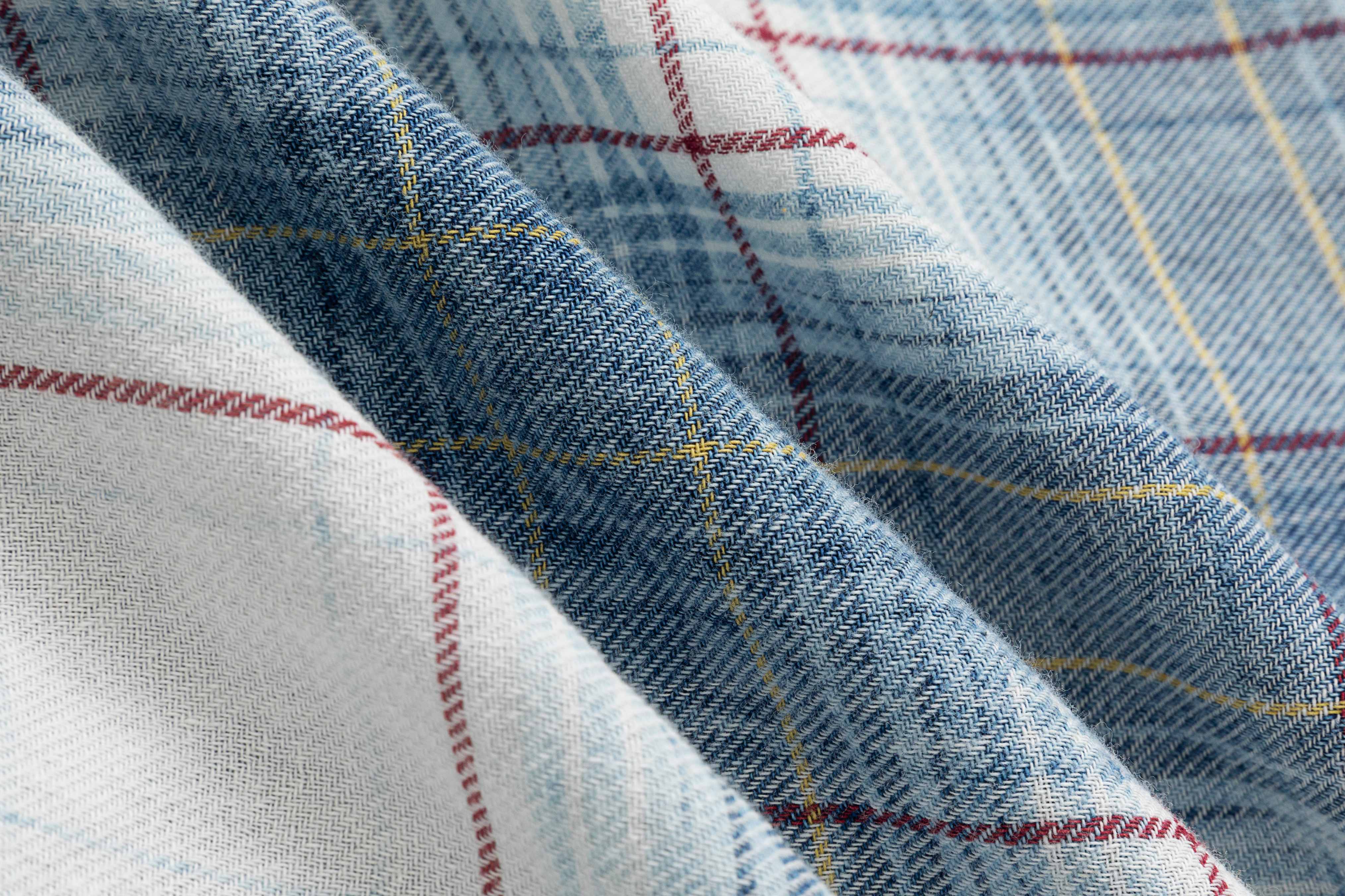 Omirad Vintage Plaid Flannel Shirt