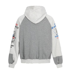 Omirad Graphic Zip-Up Hoodie