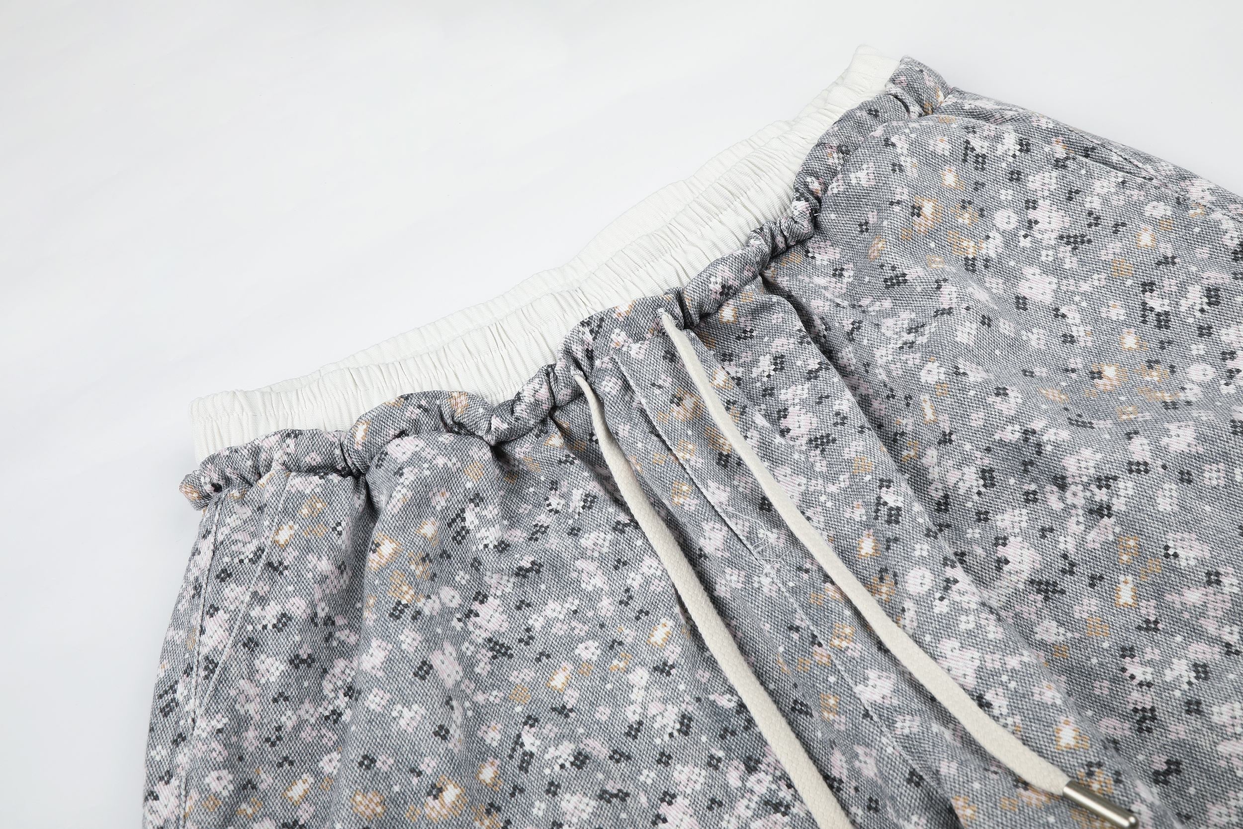 Omirad Pixel Camo Wide Leg Sweatpants