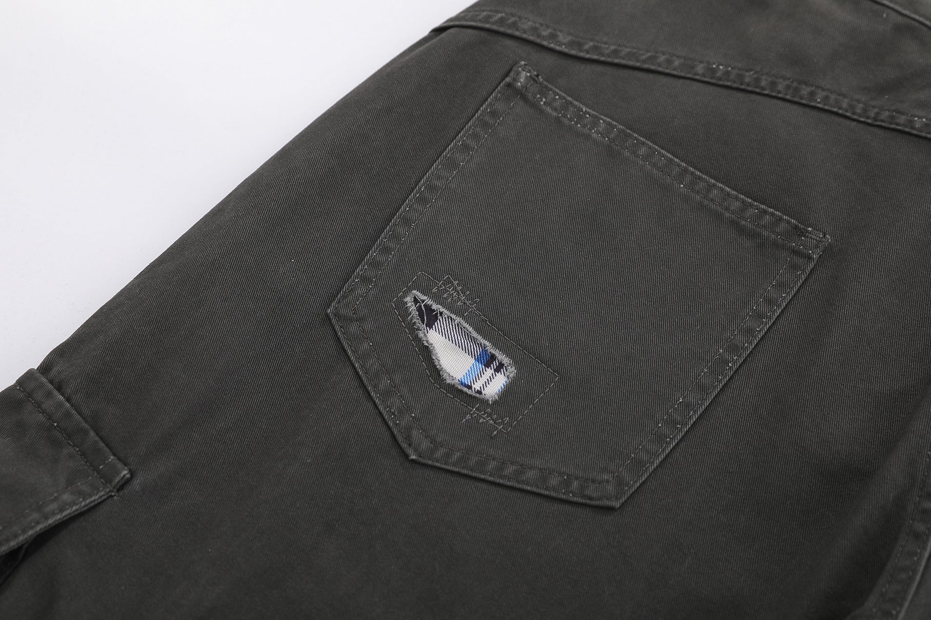 Omirad “Distressed Utility Cargo Shorts”