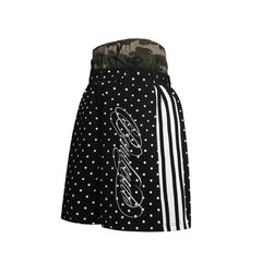 Omirad Polka Dot Camo Waist Shorts