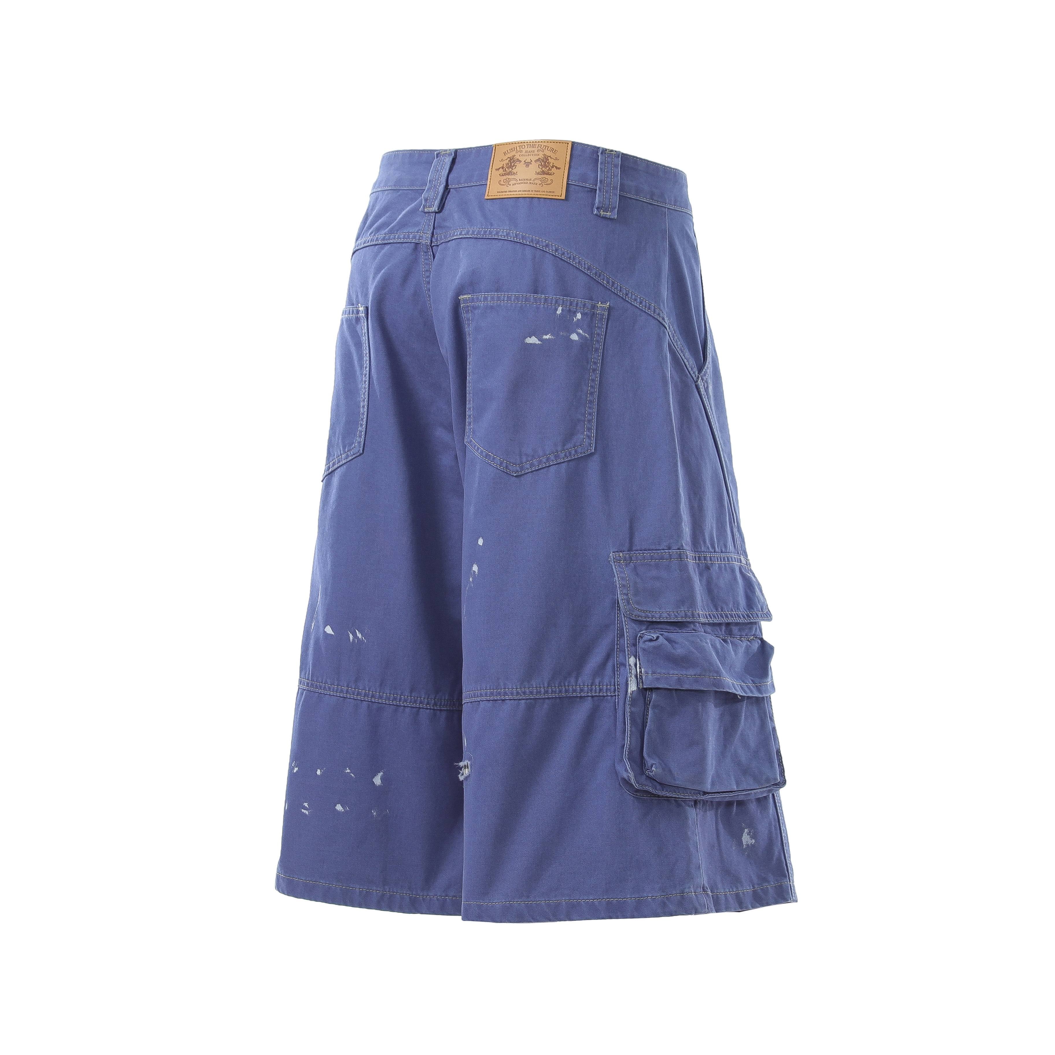 Omirad “Distressed Utility Cargo Shorts”