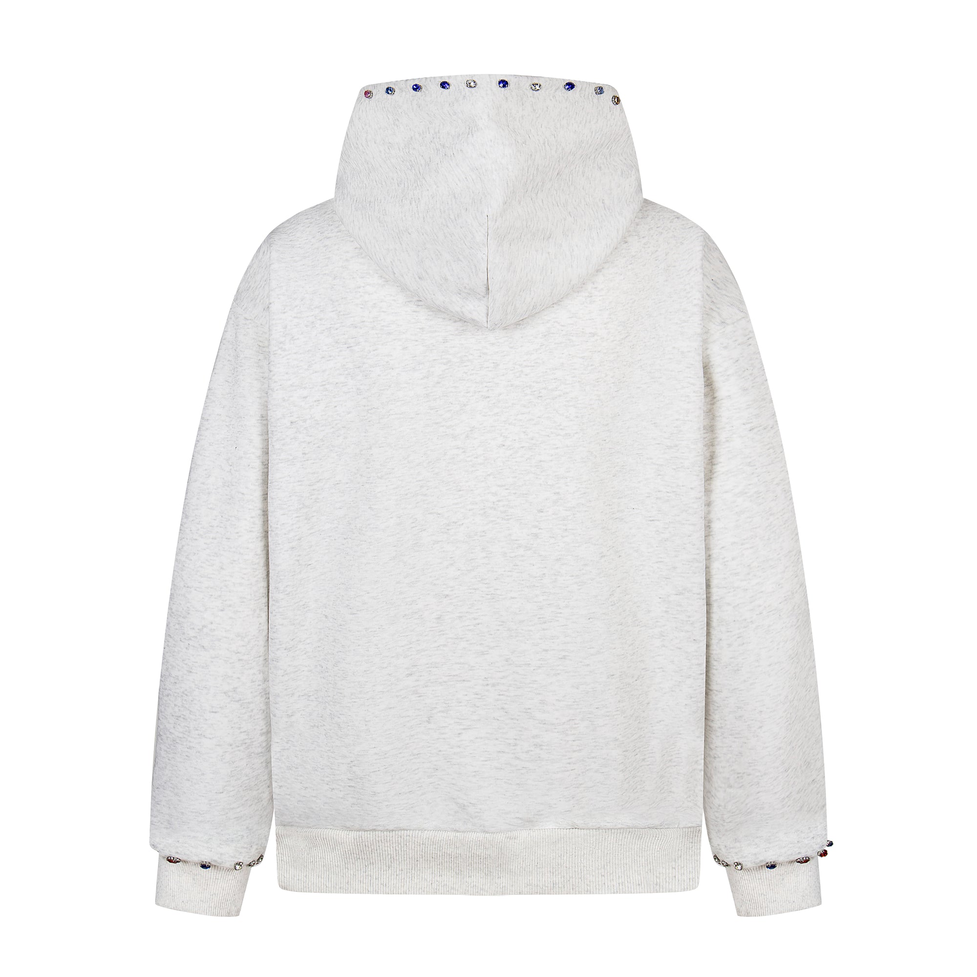 Omirad “MAKE” Studded Zip Hoodie