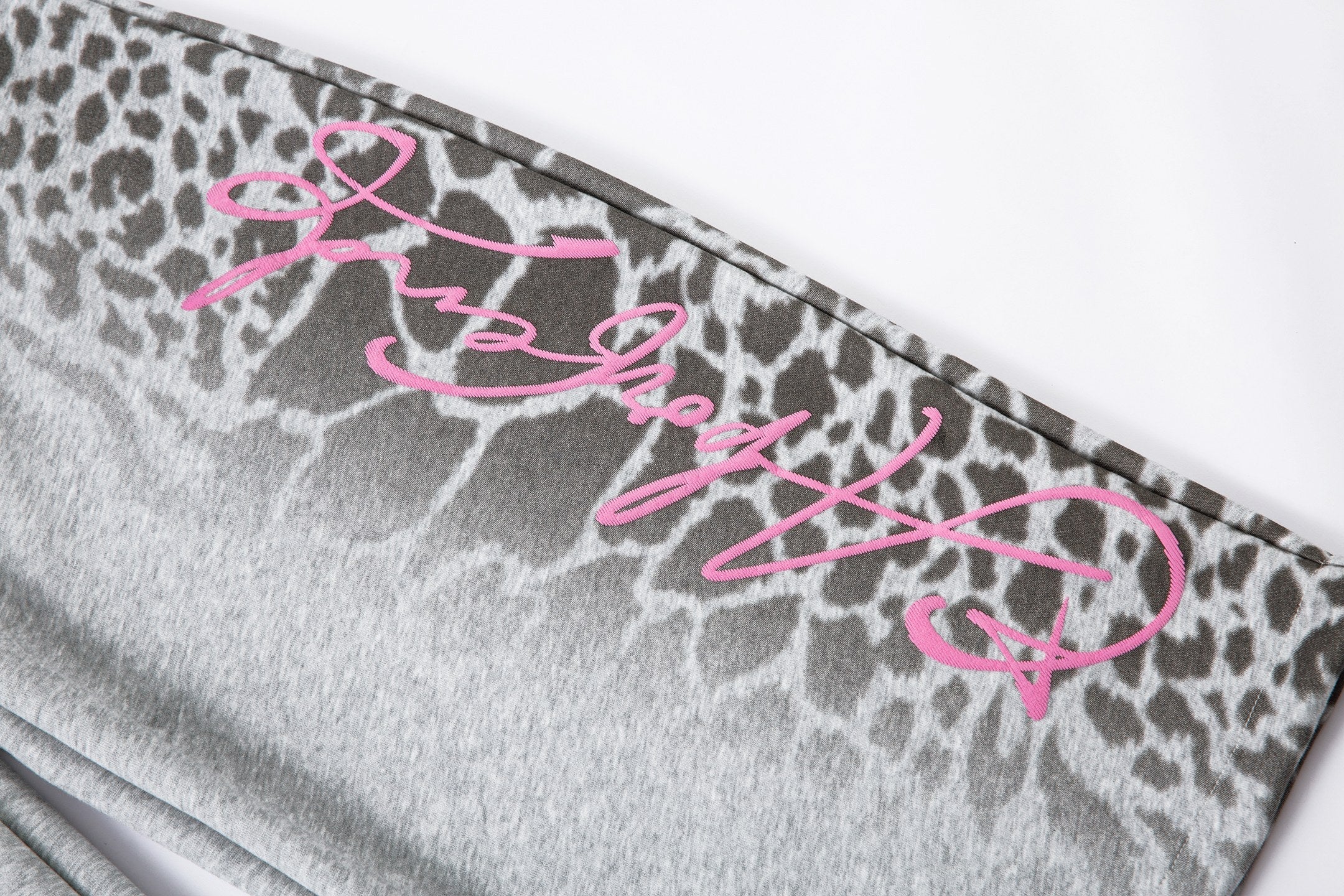 Omirad Leopard Fade Wide-Leg Sweatpants
