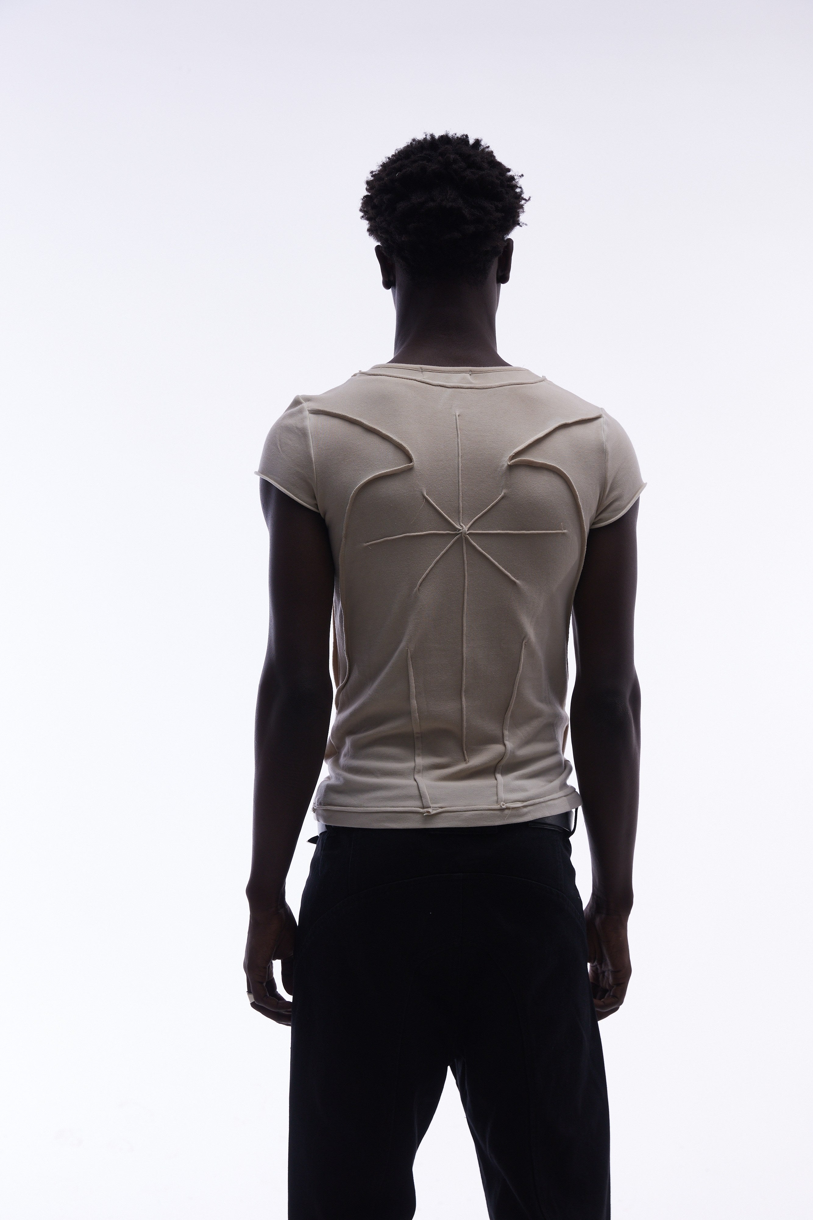 Omirad Raw Seam Washed Sleeveless Tee