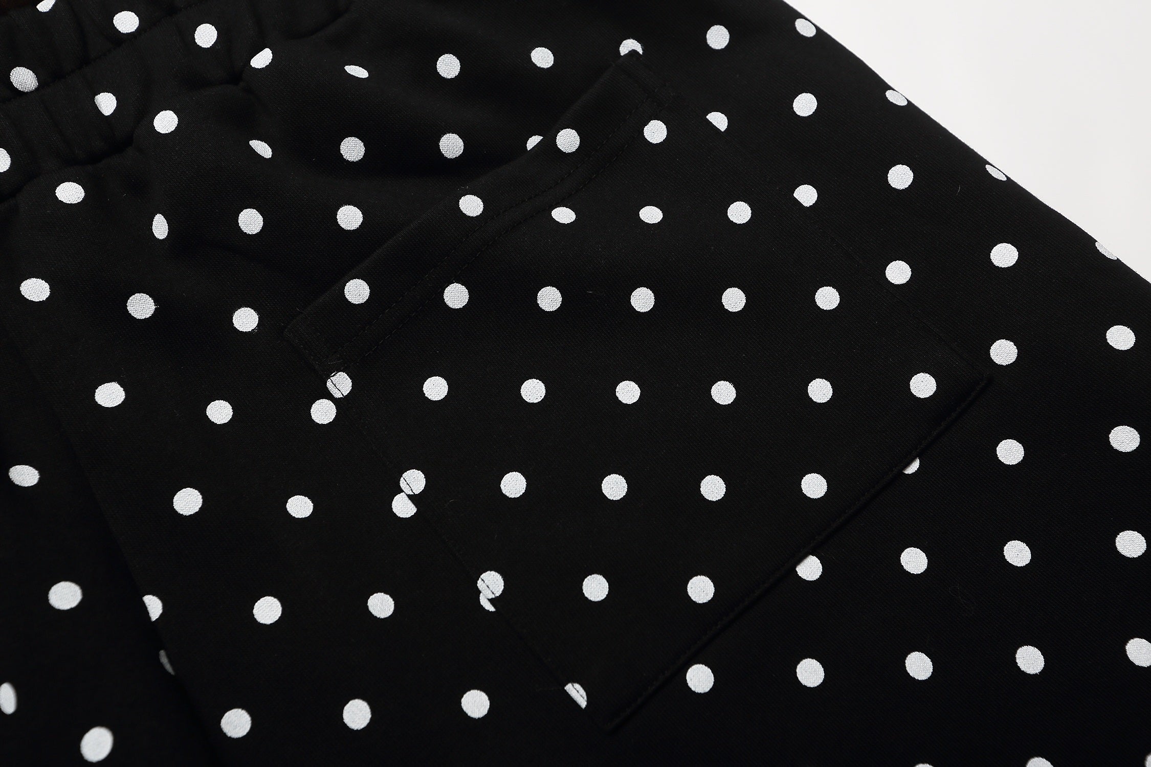 Omirad Polka Dot Camo Waist Shorts