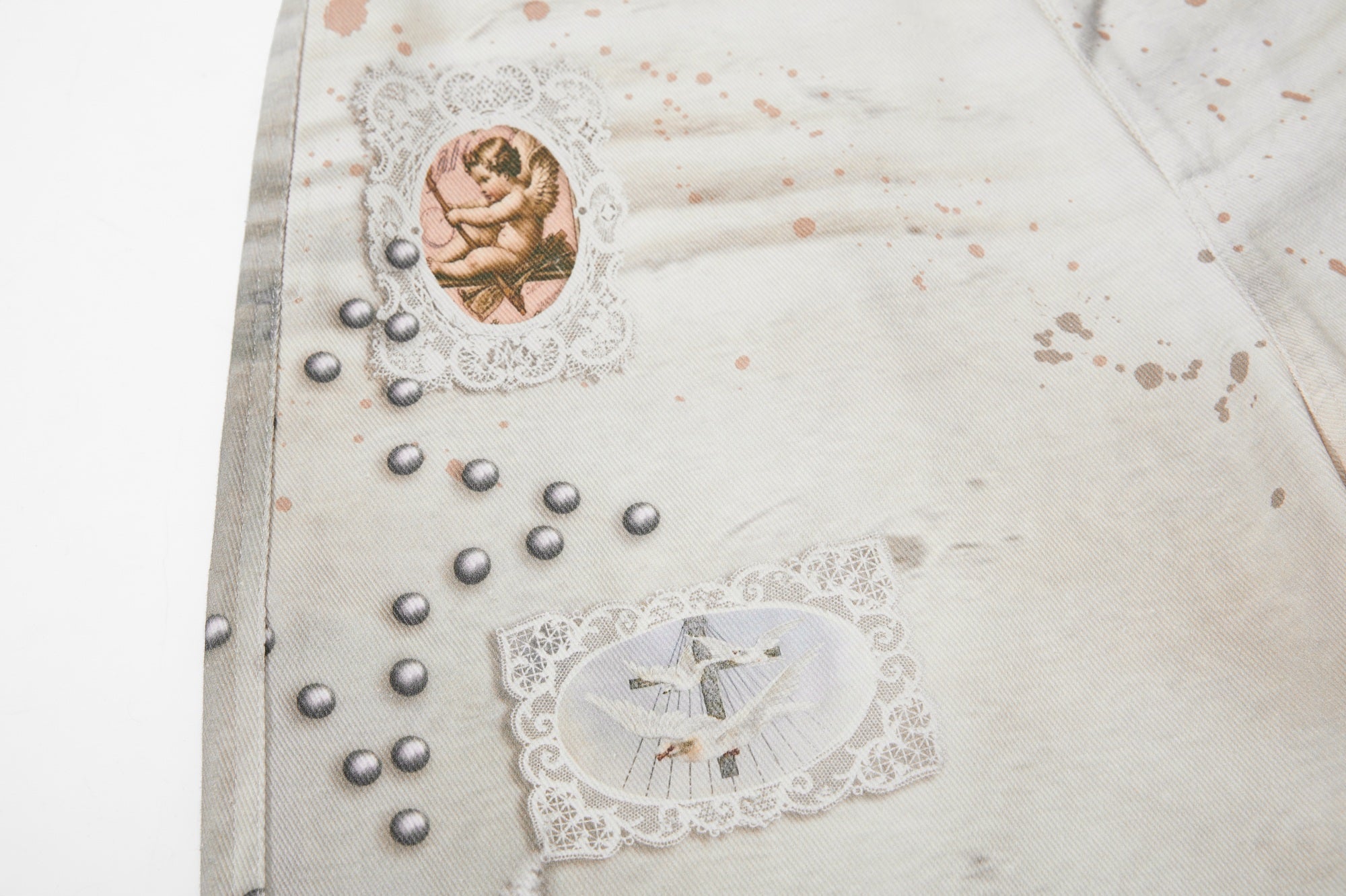 Omirad Vintage Angel Wing Balloon Jeans