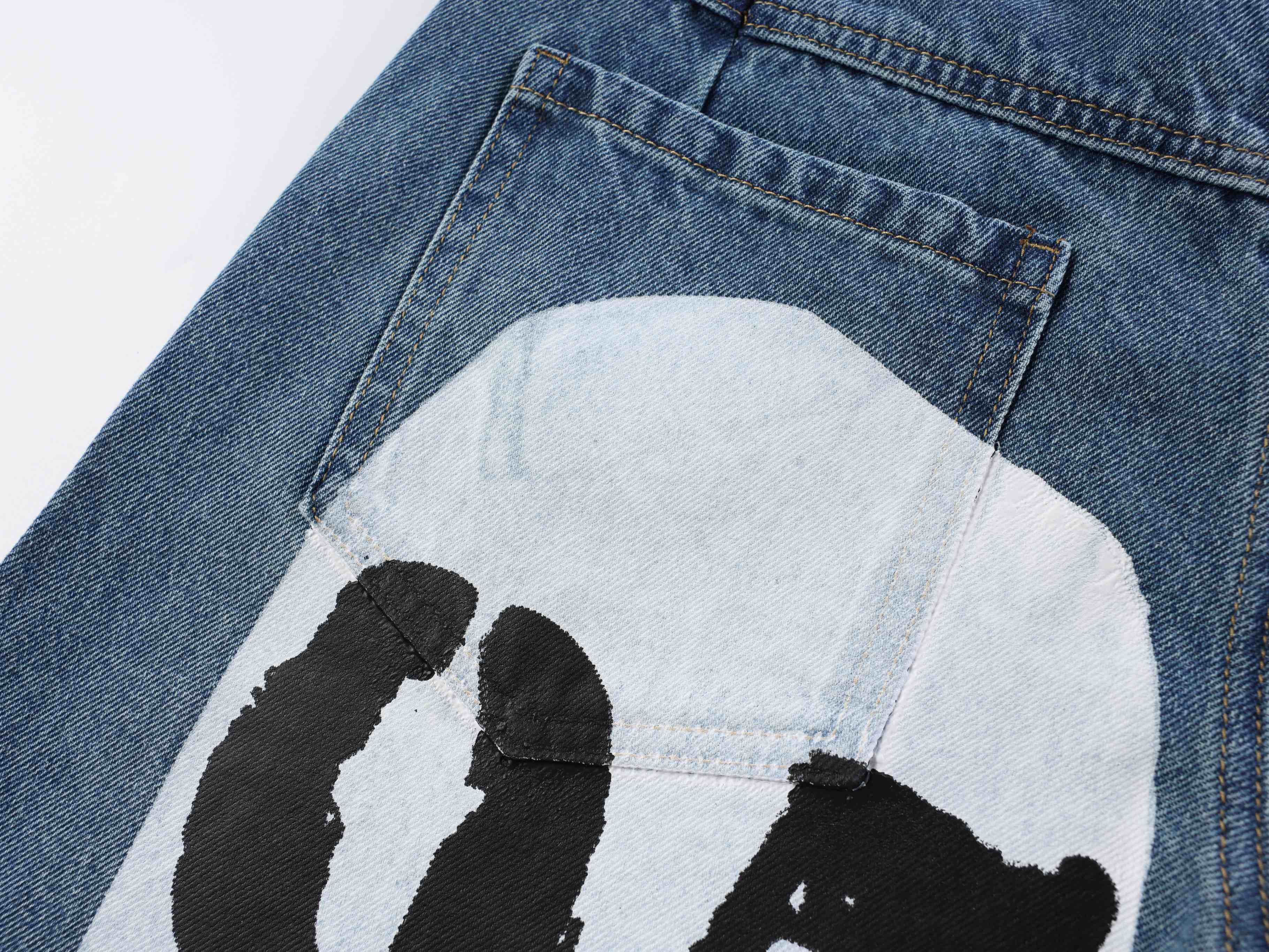 Omirad 1990 Graphic Wide-Leg Jeans