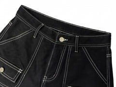 Omirad Angel Wing Graffiti Wide-Leg Jeans
