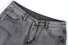 Omirad Distressed Flare Jeans