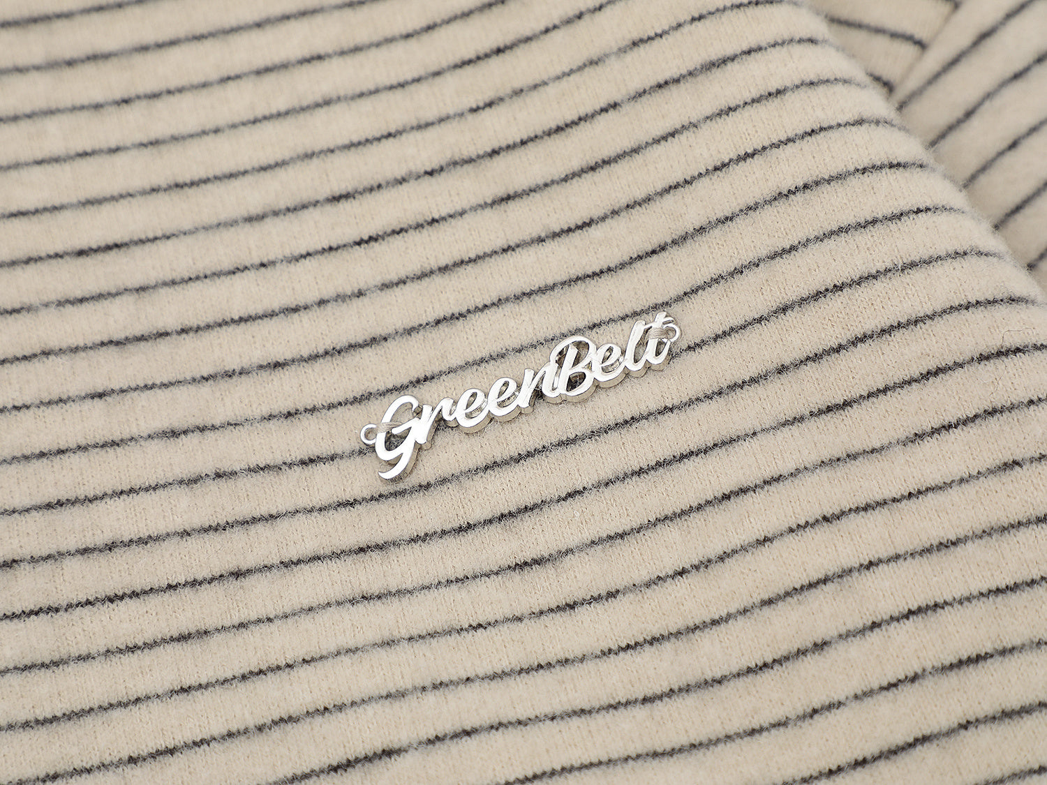 Omirad Striped Knit Zip Hoodie