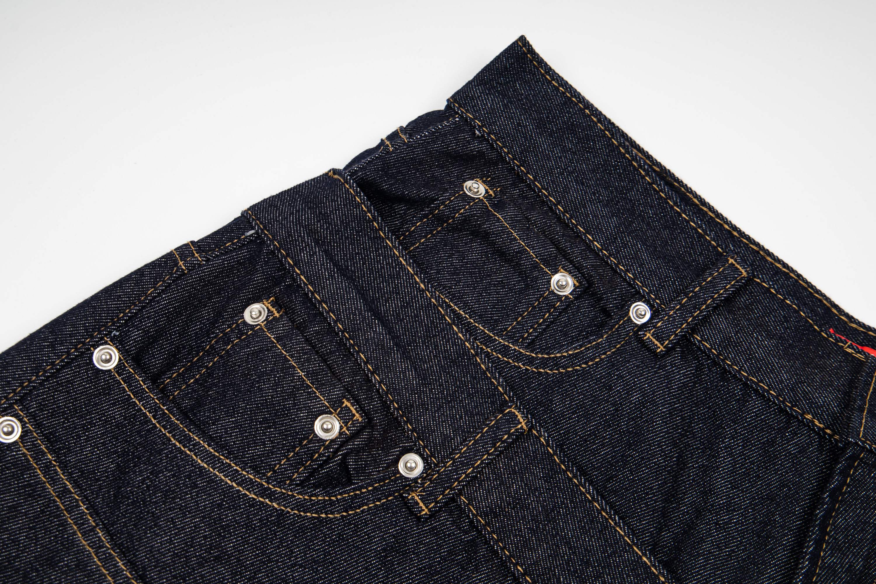 Omirad “Double Waist Panel Denim Shorts”