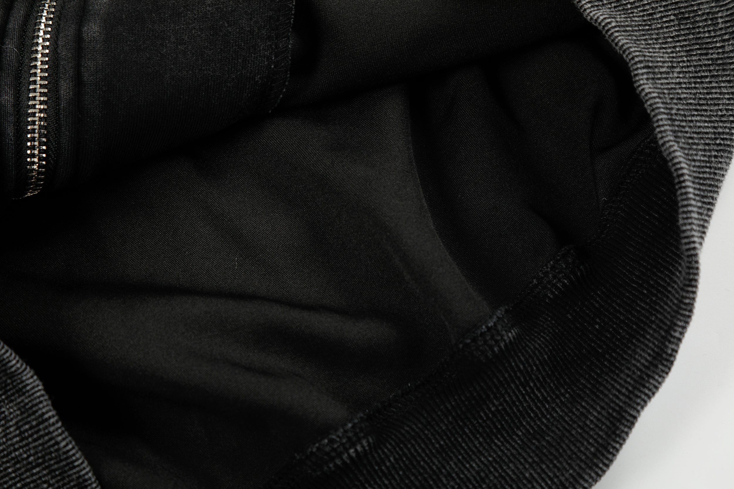 Omirad Distressed Graphic Zip Hoodie