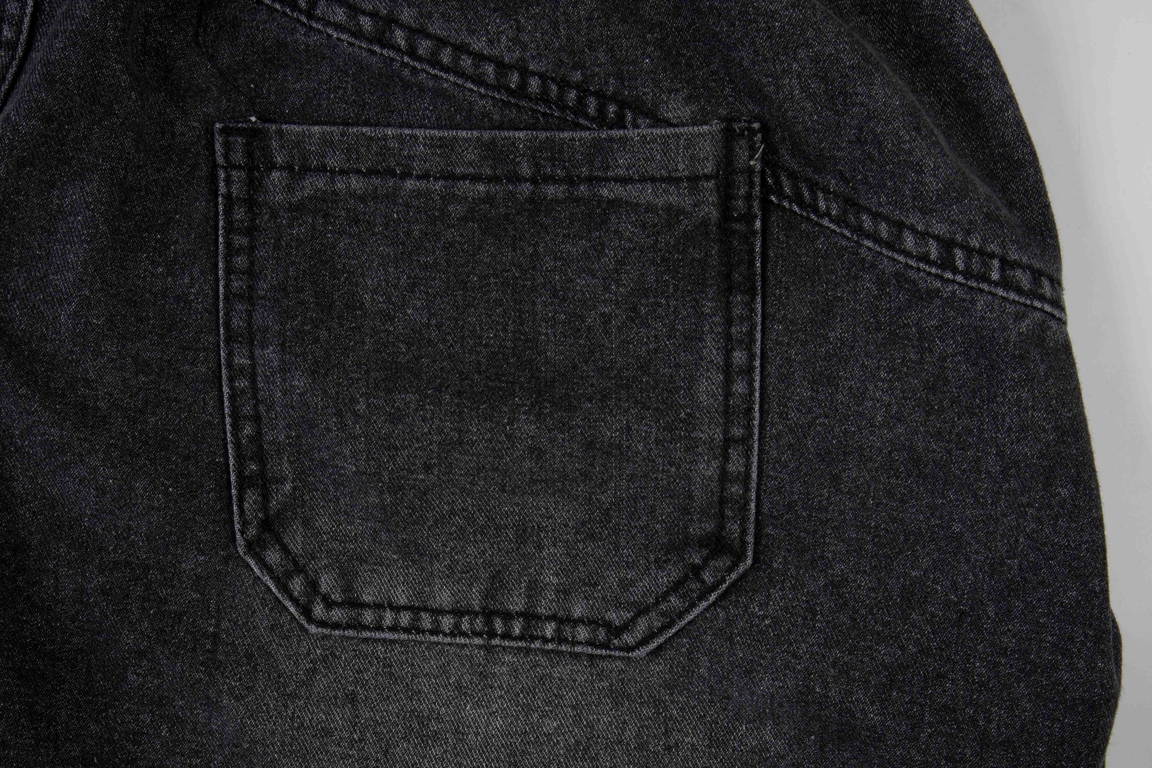 Omirad Layered Plaid Baggy Jeans
