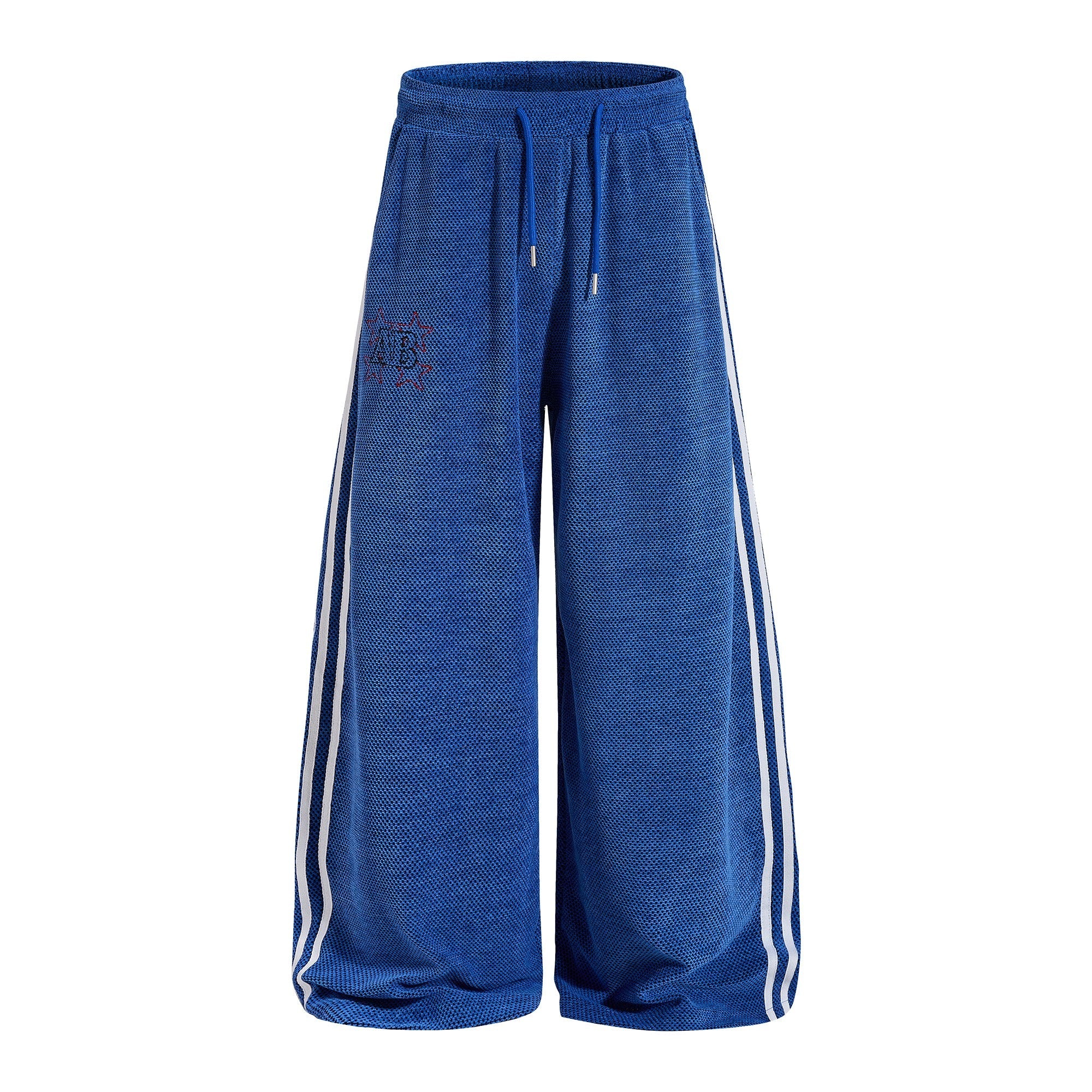 Omirad Mesh Stripe Wide-Leg Track Pants