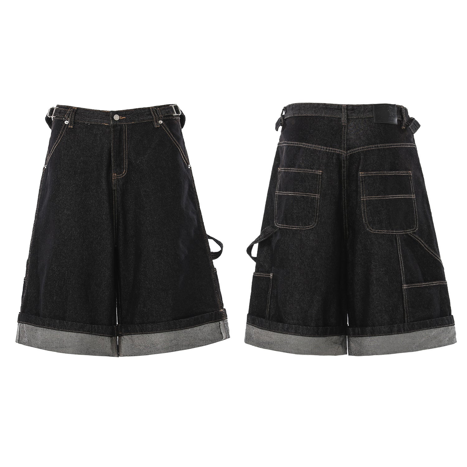 Omirad “Raw Edge Denim Cargo Shorts”