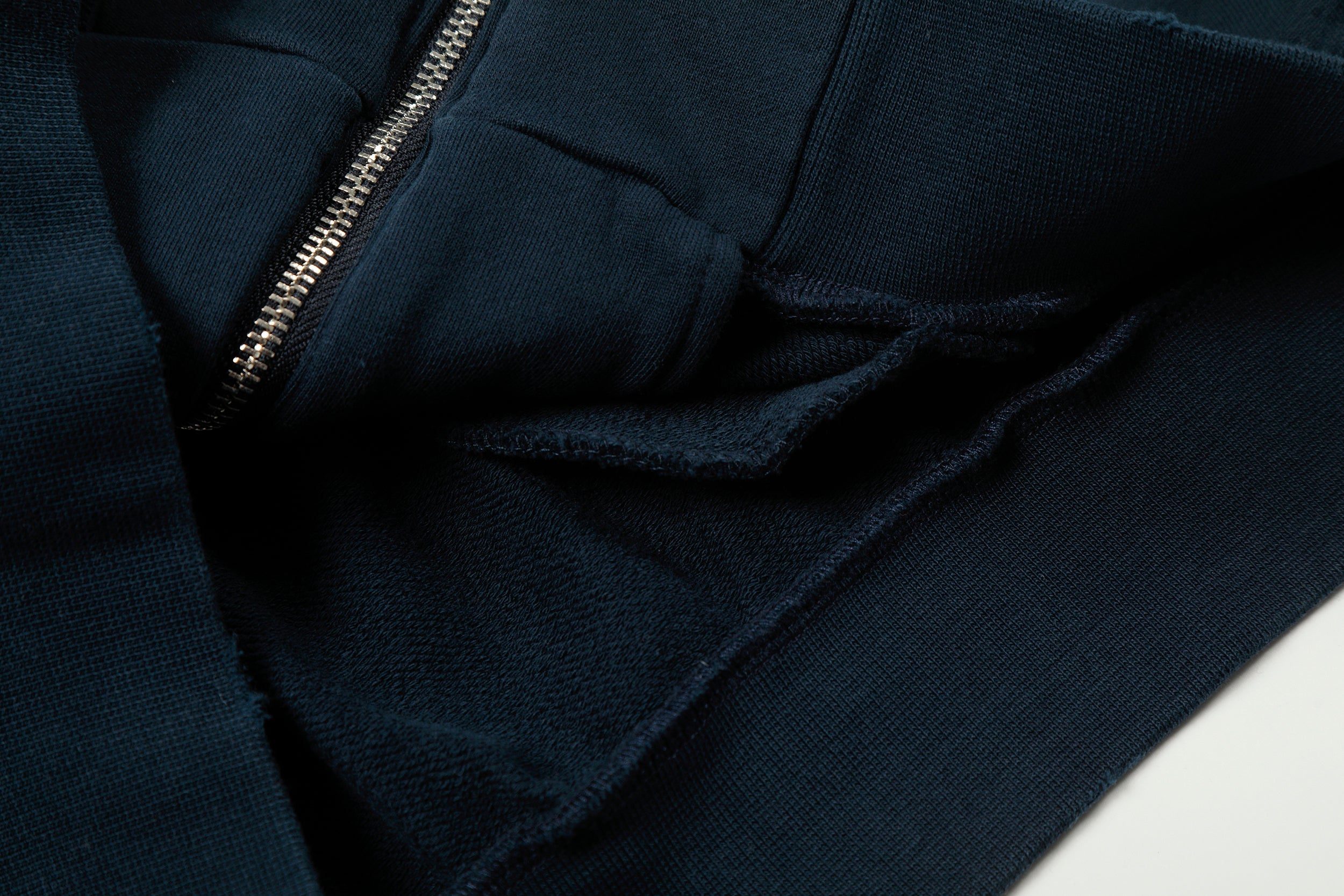 Omirad Distressed Crest Zip-Up Hoodie