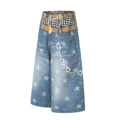 Omirad “Vintage Patchwork Denim Shorts”