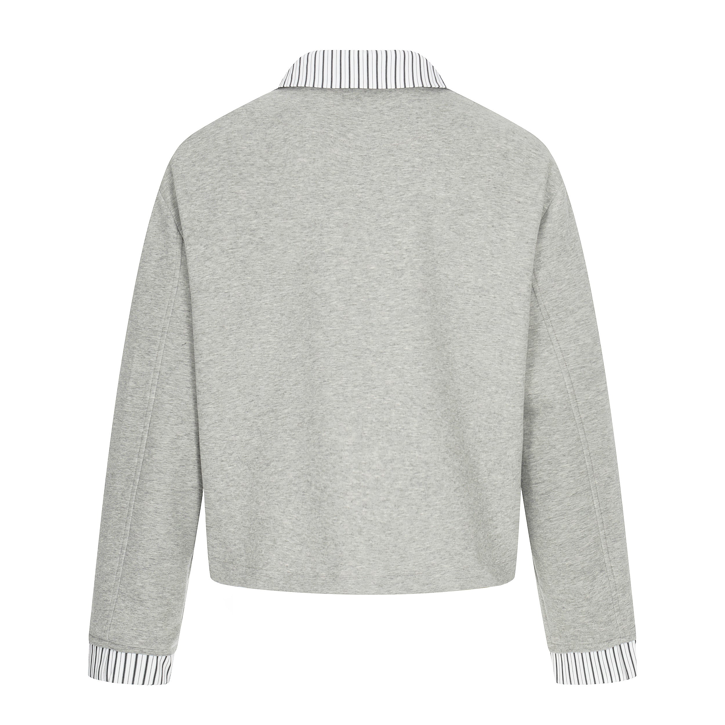 Omirad Double-Breasted Layered Stripe Jacket