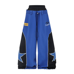 Omirad Star Panel Wide-Leg Sweatpants