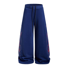 Omirad Wide-Leg Graphic Sweatpants