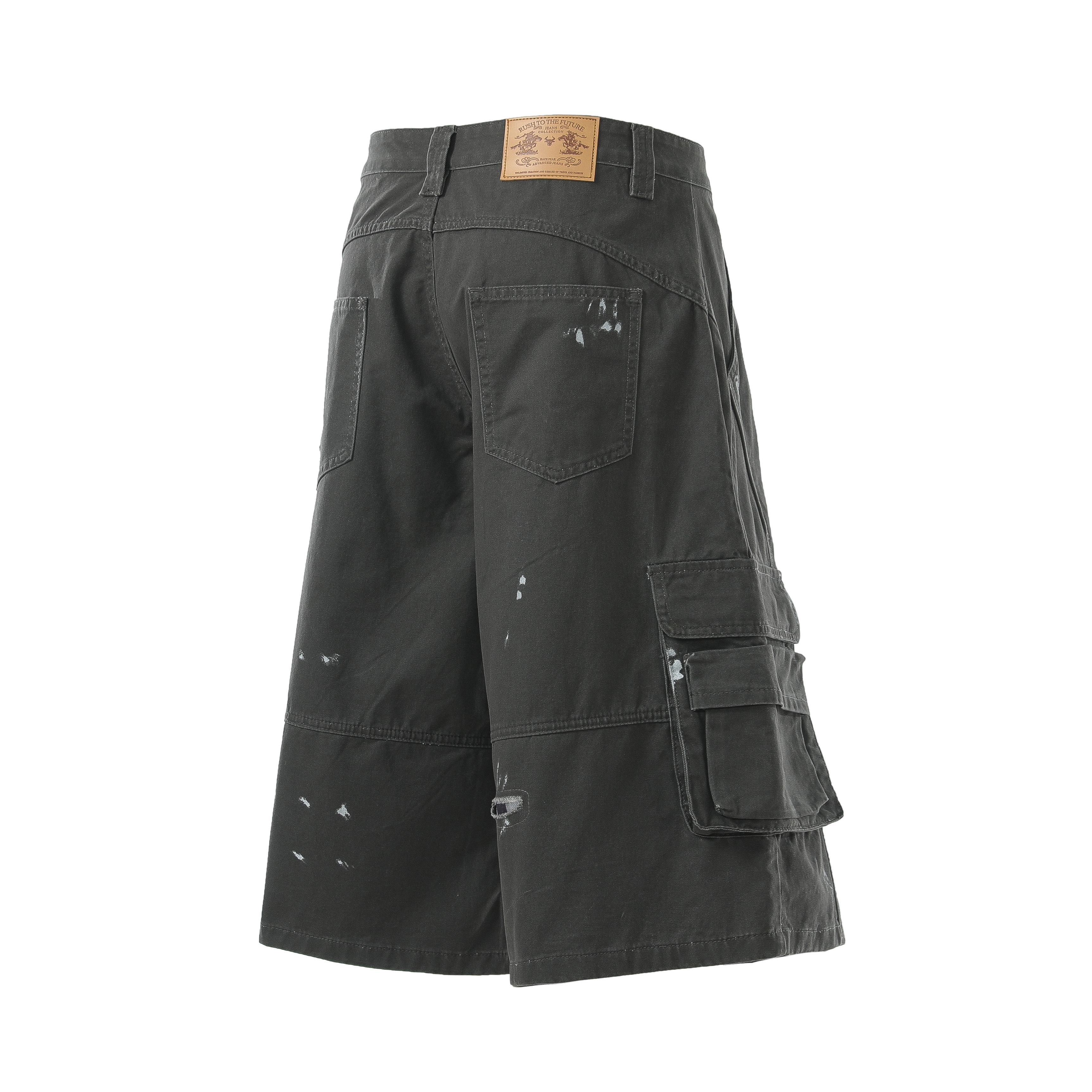 Omirad “Distressed Utility Cargo Shorts”