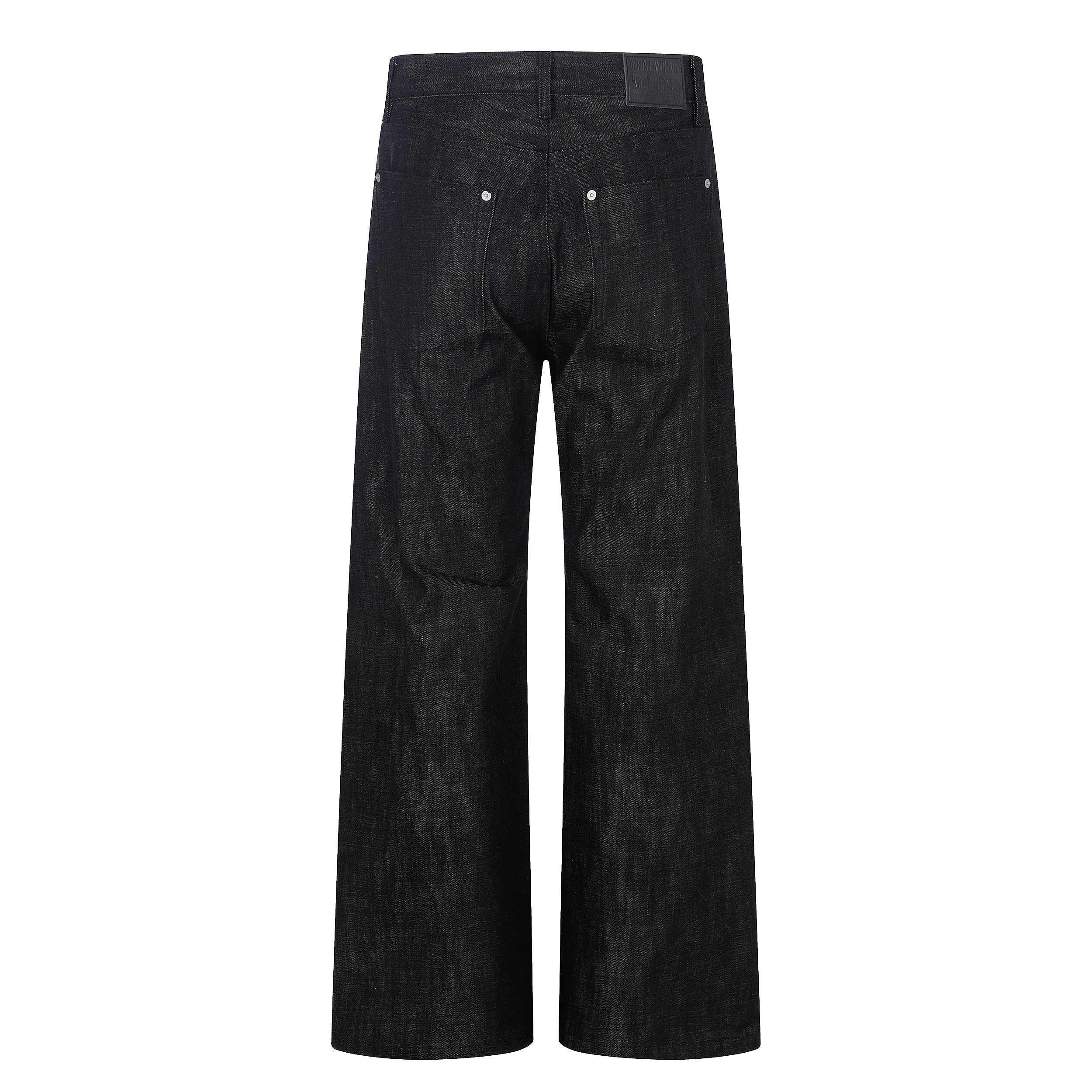 Omirad Raw Denim Wide-Leg Jeans