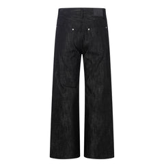 Omirad Raw Denim Wide-Leg Jeans