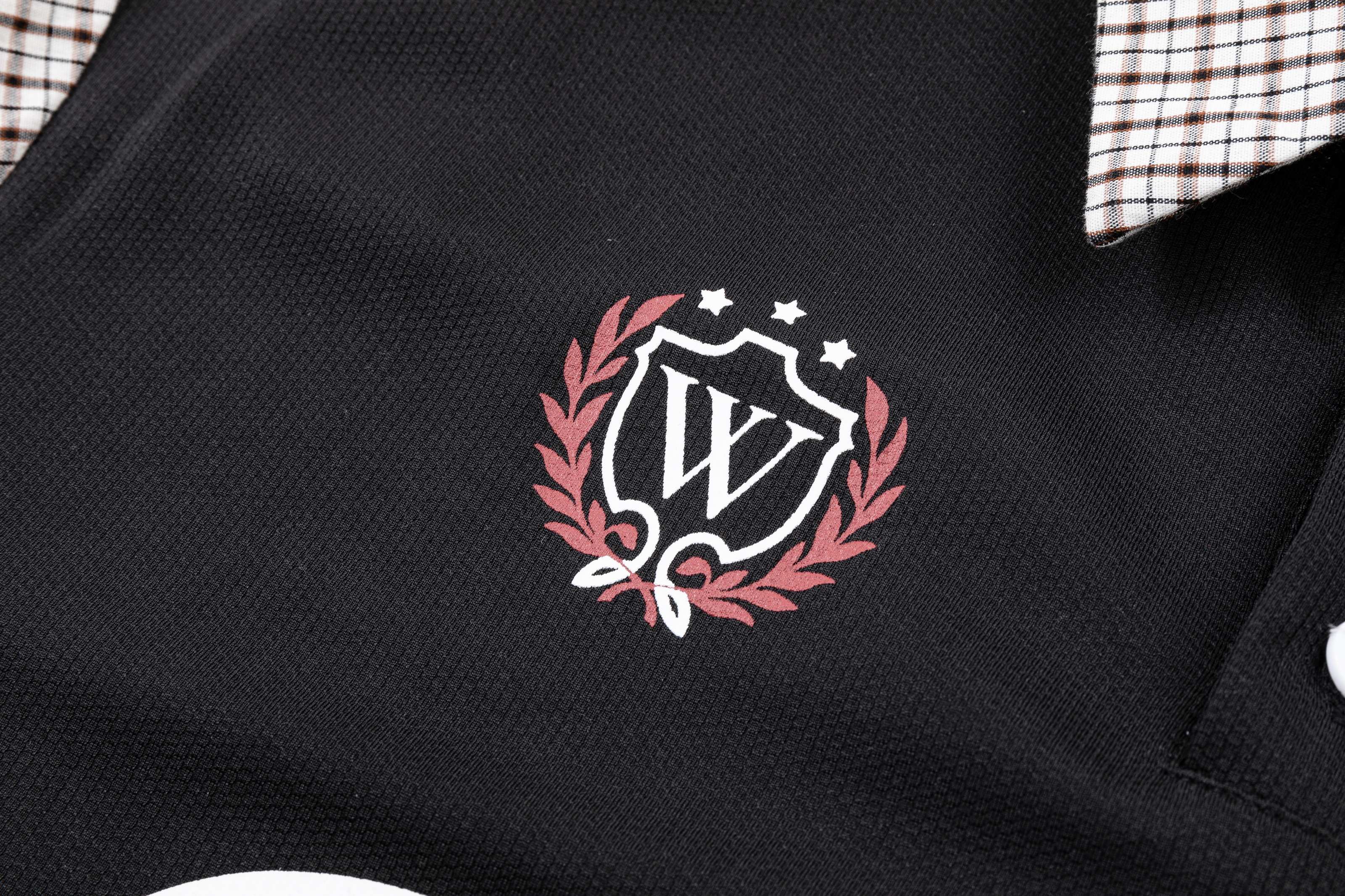Omirad Vintage Plaid Panel Polo