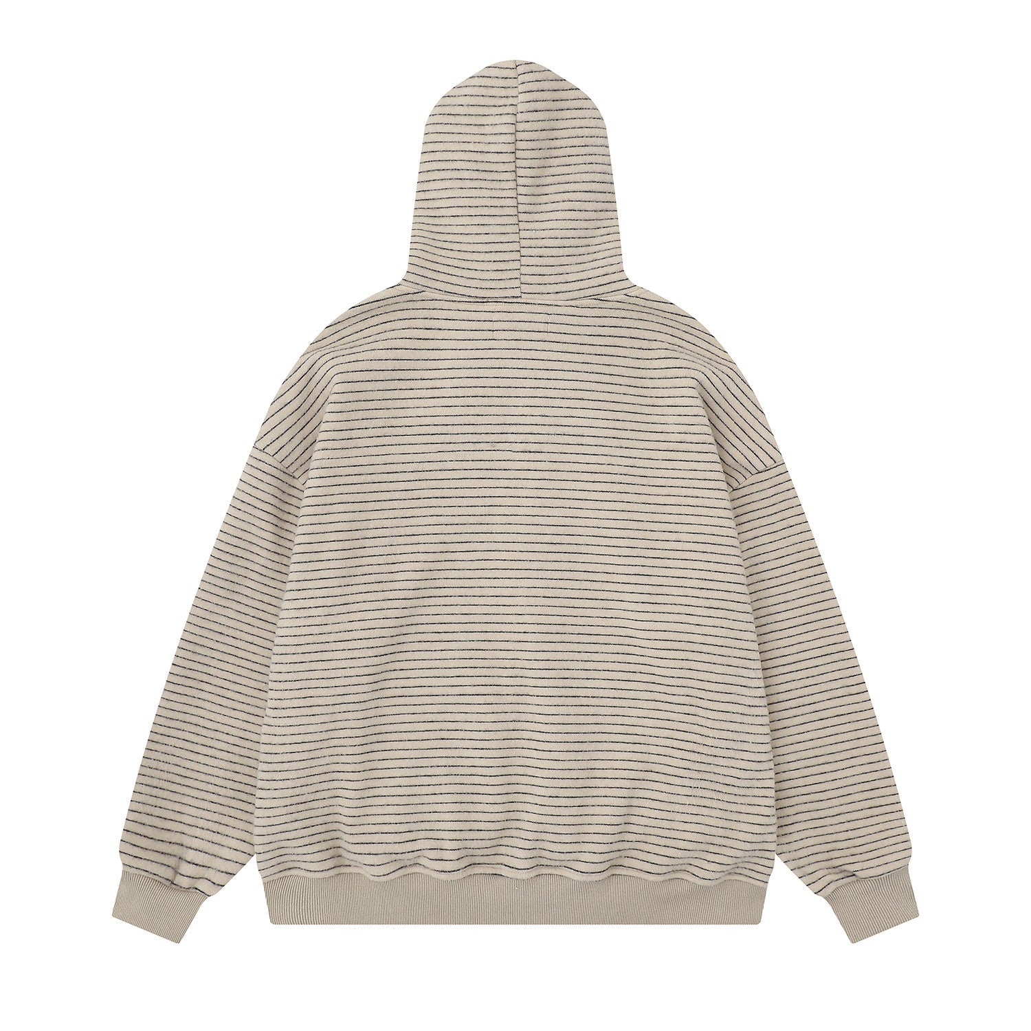 Omirad Striped Knit Zip Hoodie