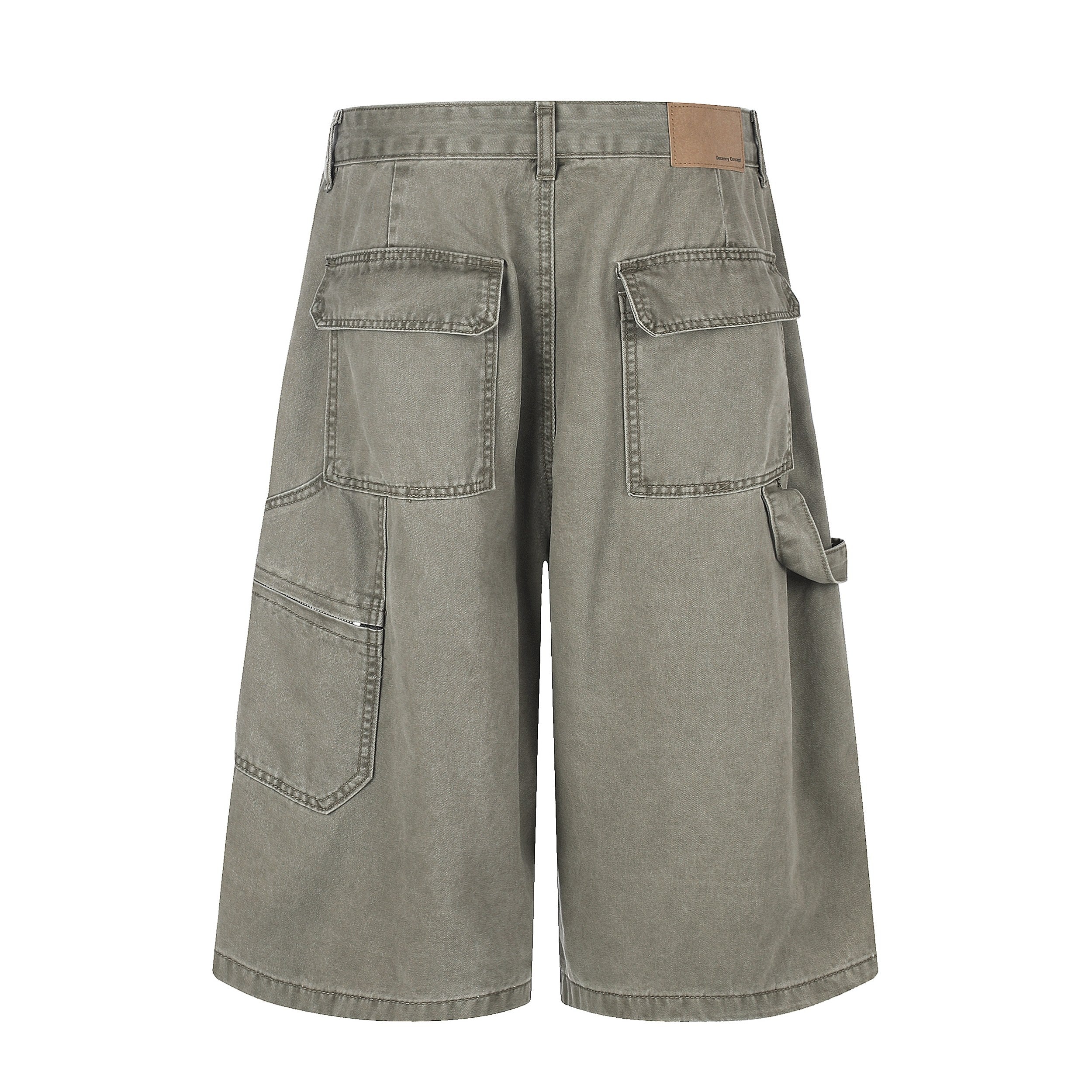 Omirad Vintage Utility Denim Shorts