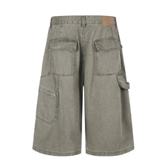 Omirad Vintage Utility Denim Shorts