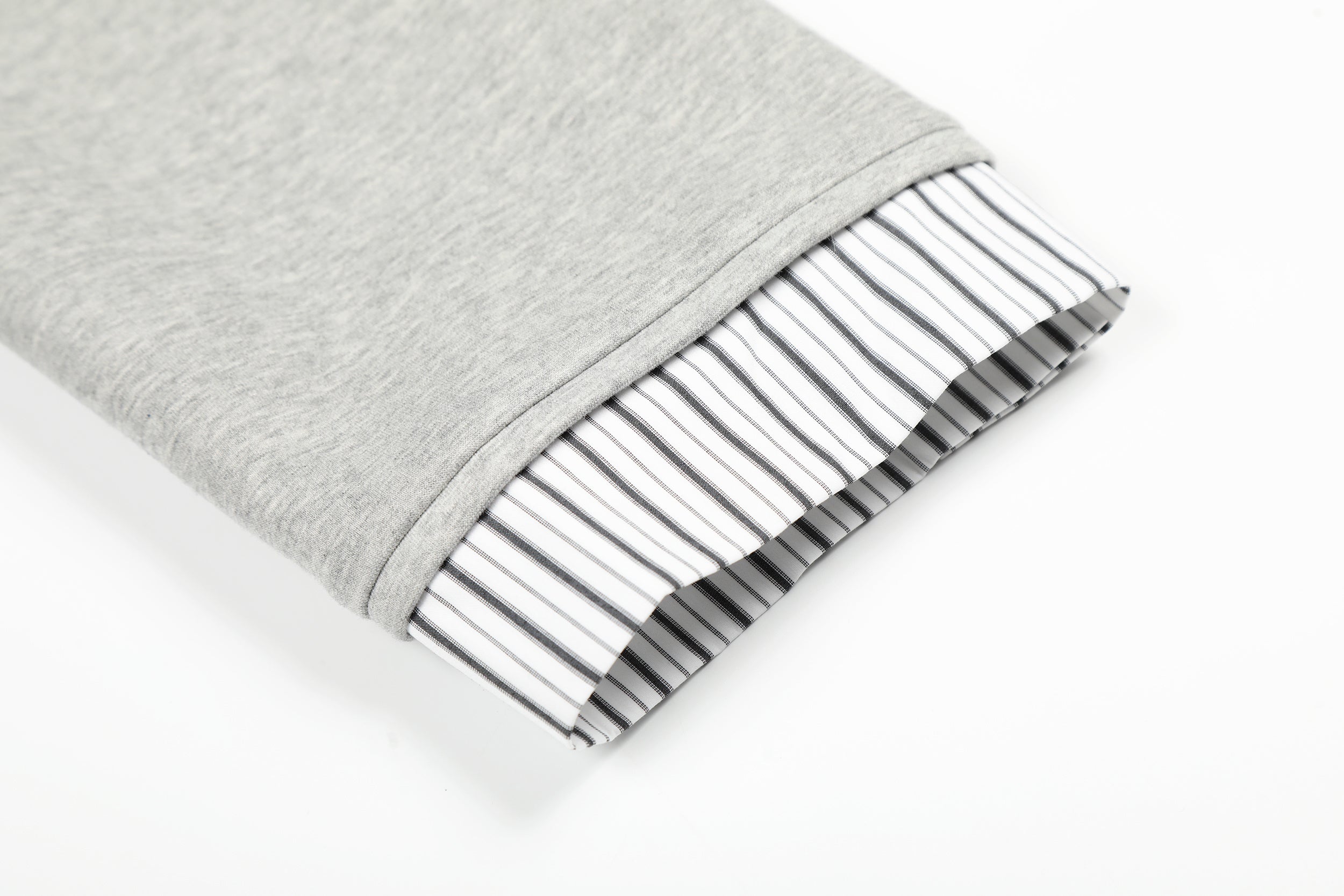 Omirad Double-Breasted Layered Stripe Jacket