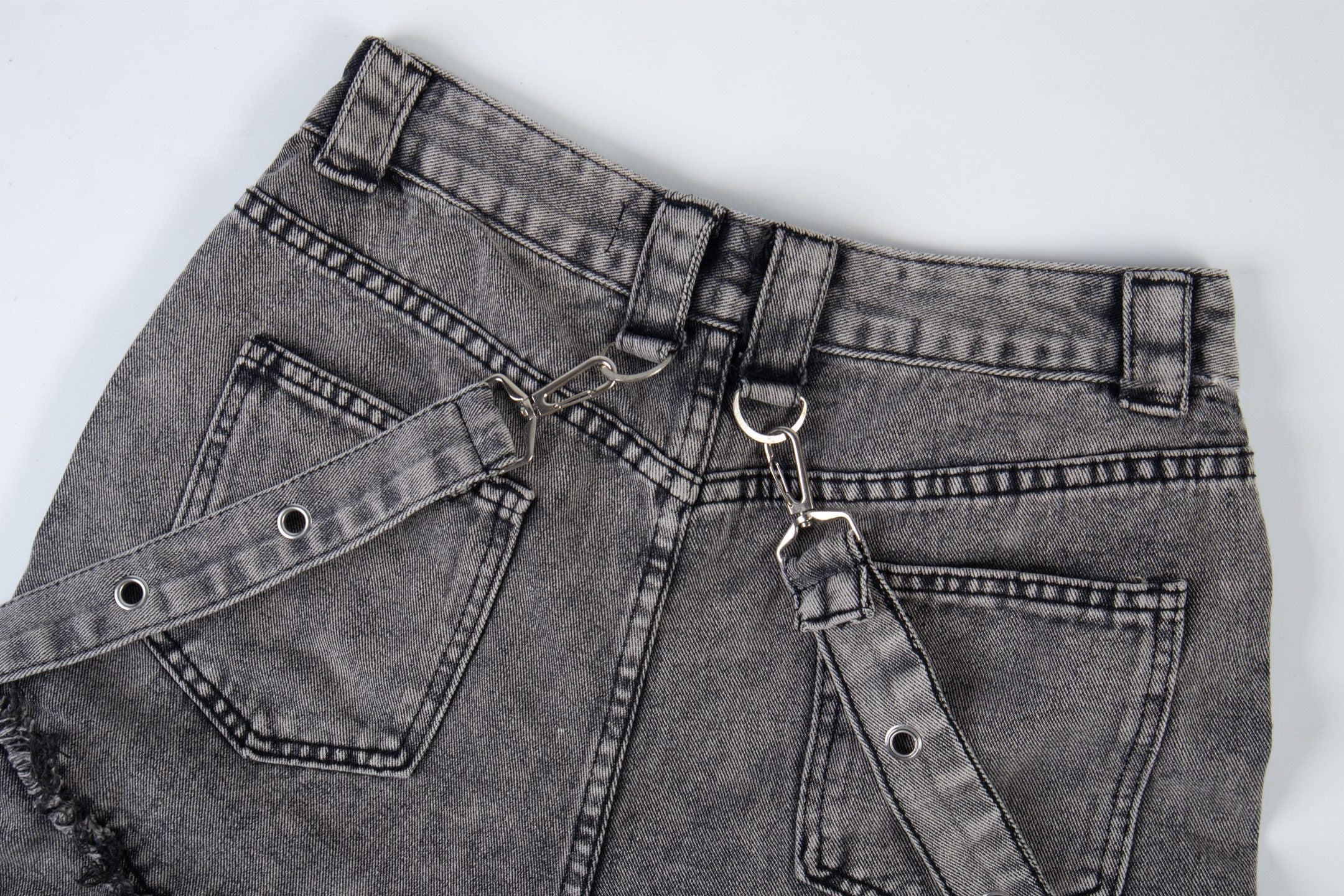 Omirad Deconstructed Strap Cargo Jeans
