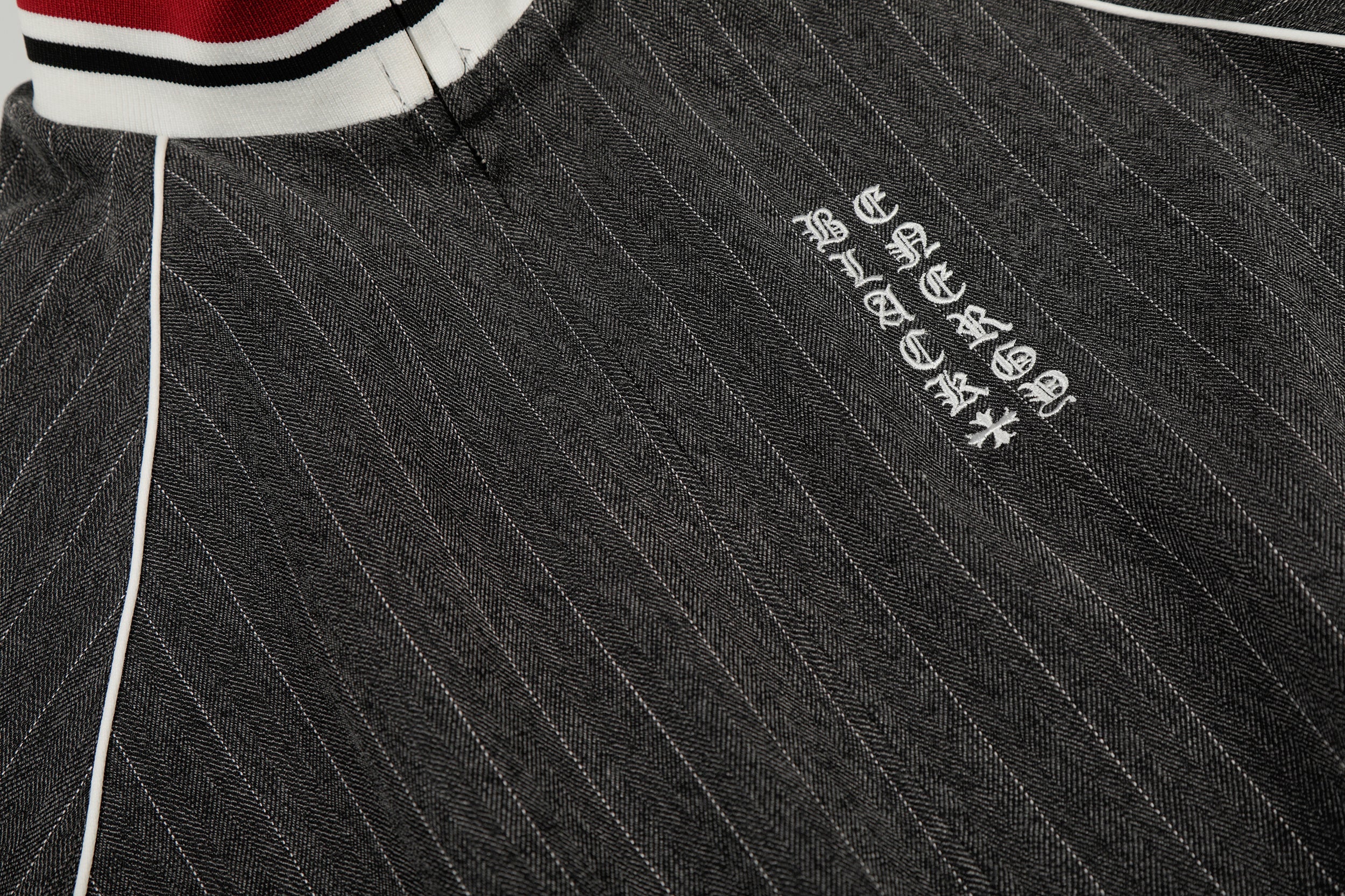 Omirad Pinstripe Track Zip Jacket