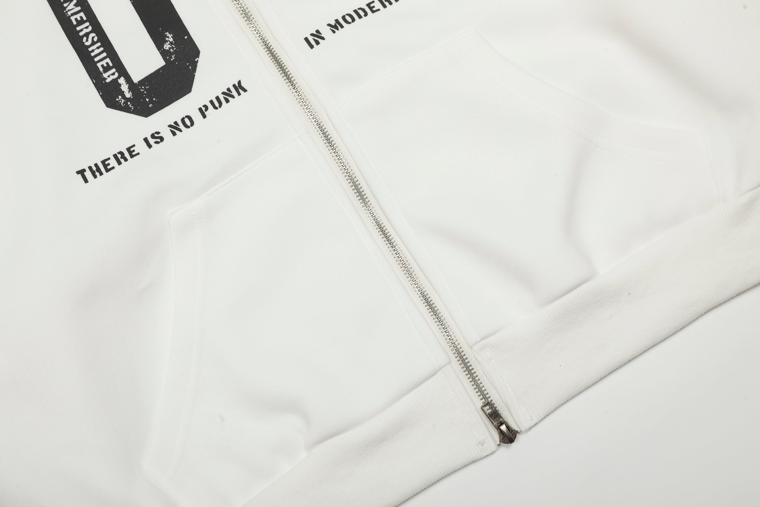 Omirad Punk-Script Zip Hoodie