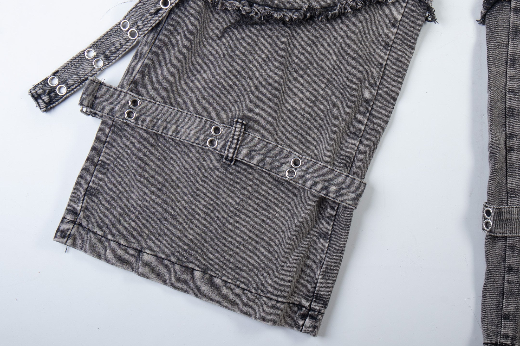 Omirad Deconstructed Strap Cargo Jeans