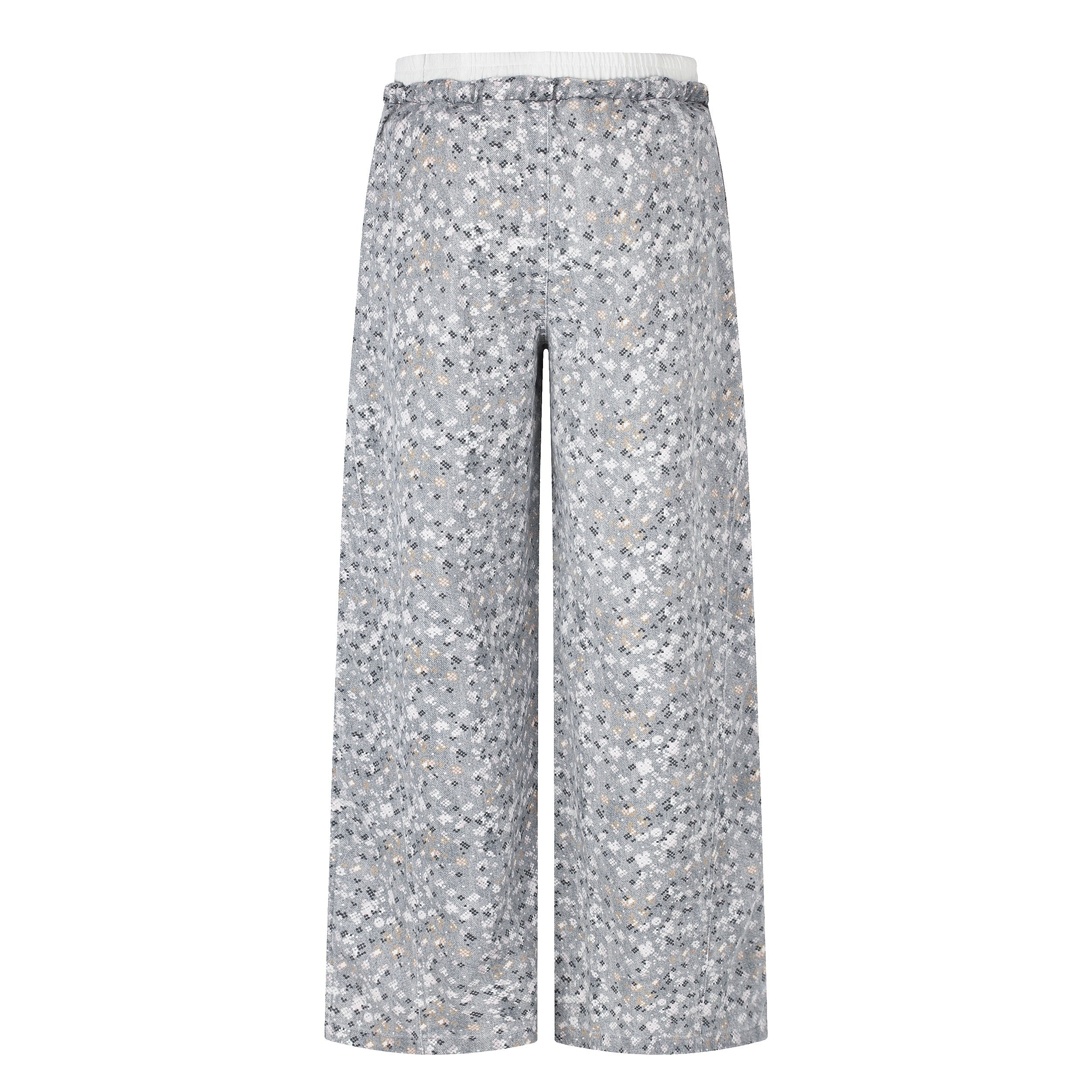 Omirad Pixel Camo Wide Leg Sweatpants
