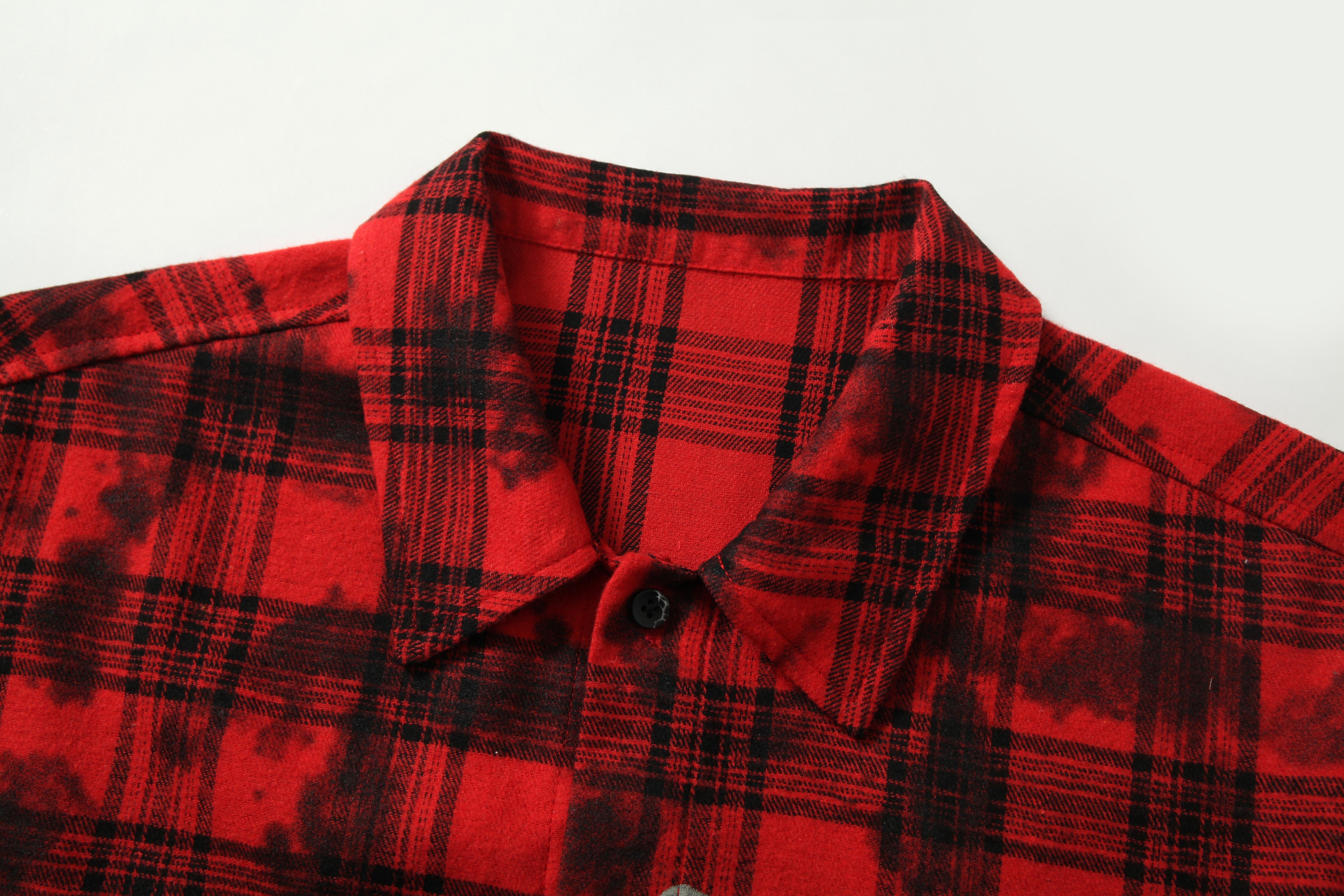 Omirad Punk Plaid Graphic Shirt