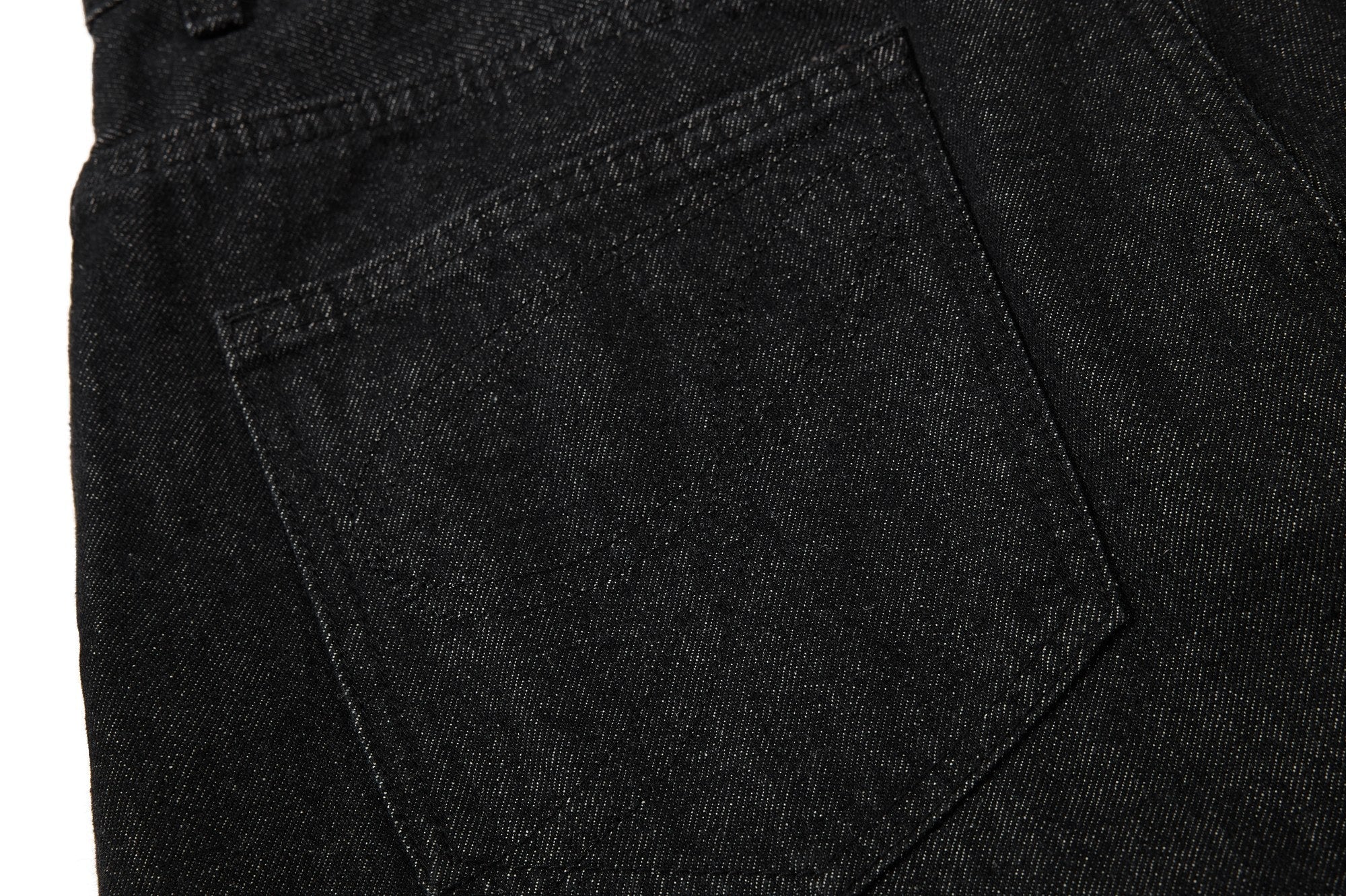 Omirad Asymmetric Button Denim Shorts