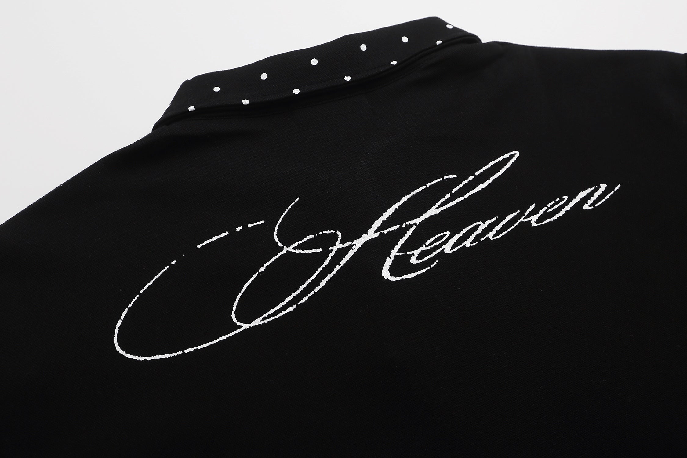 Omirad Studded Collar Polo Shirt
