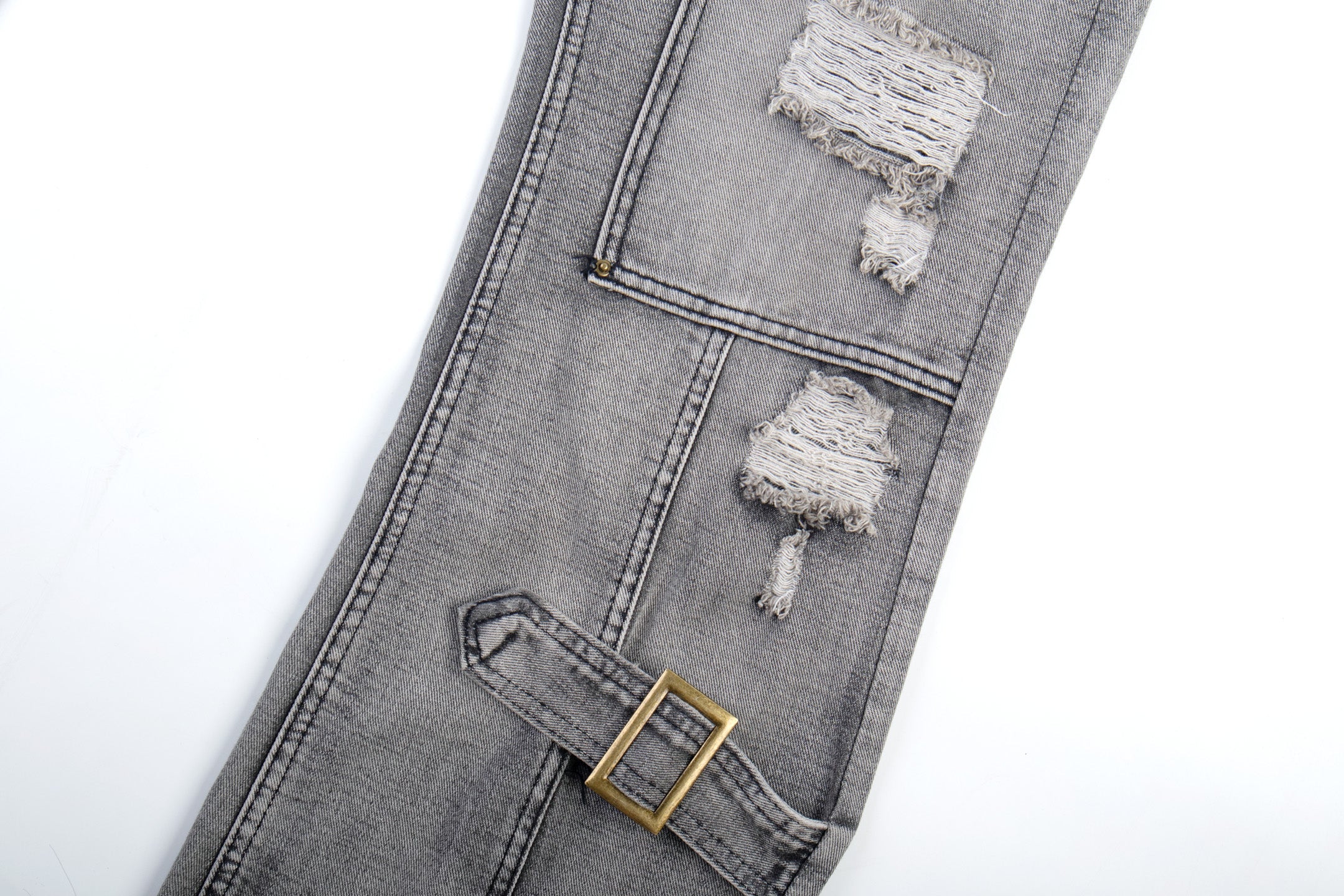 Omirad Distressed Flare Jeans