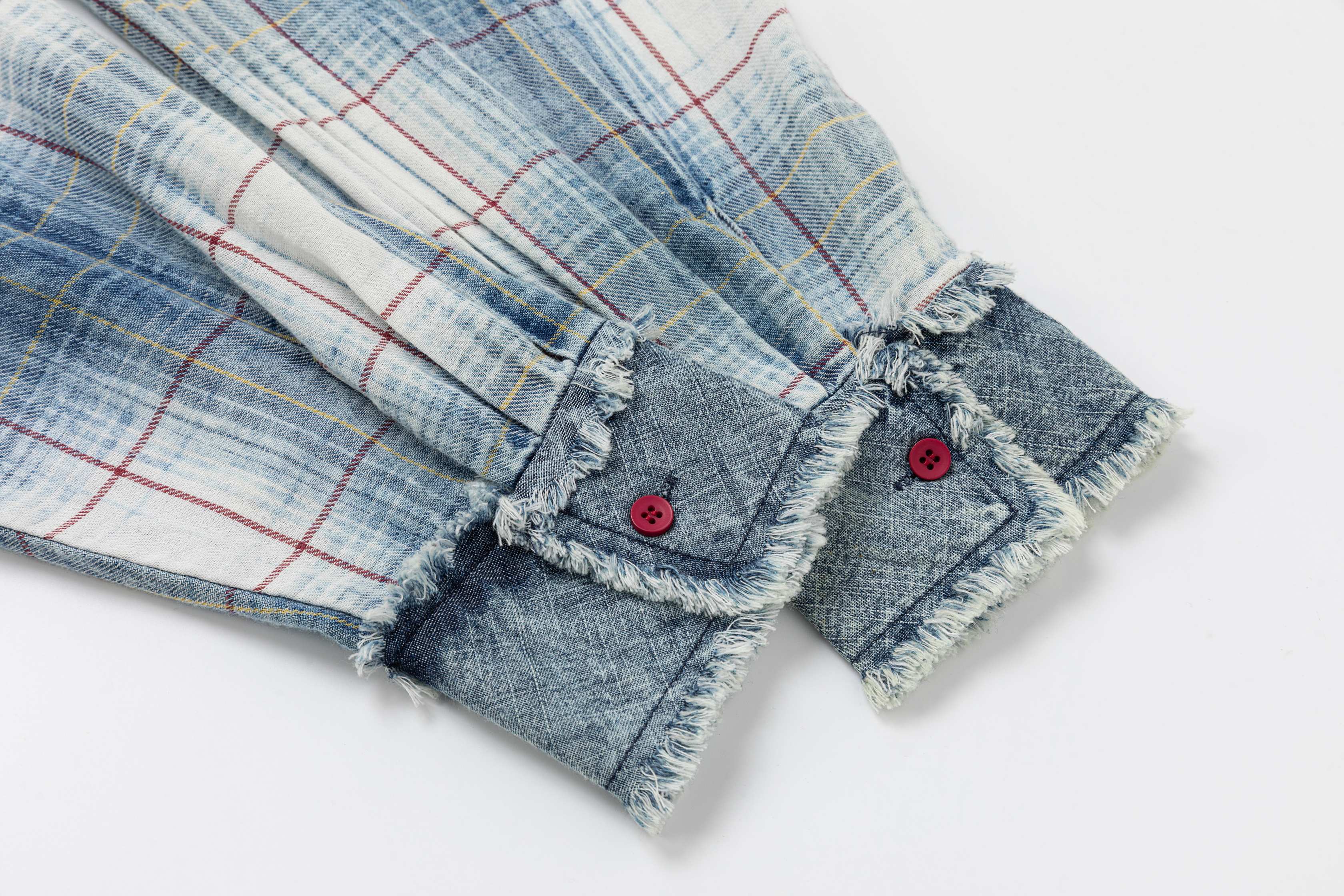 Omirad Vintage Plaid Flannel Shirt