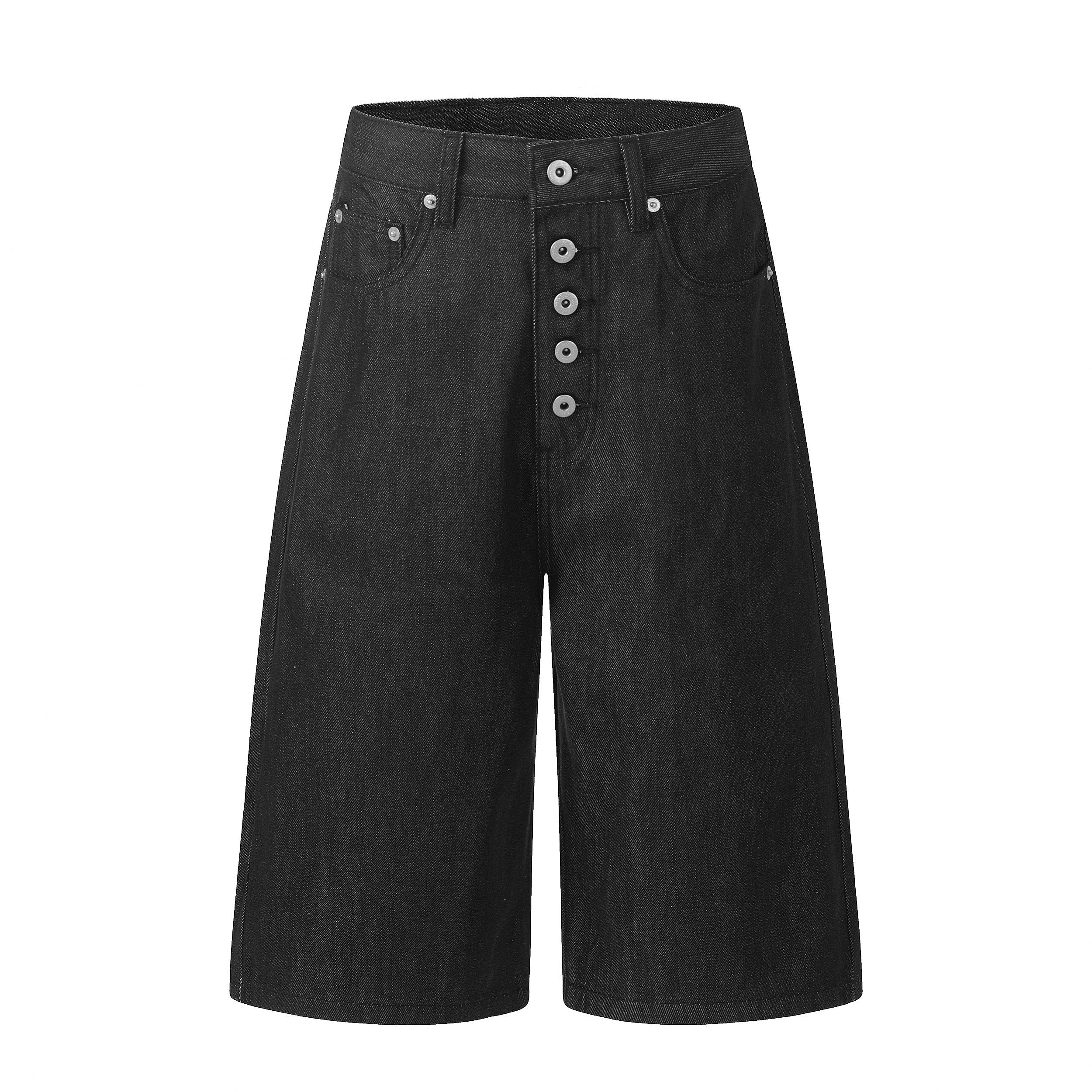 Omirad “Raw Button Denim Jorts”